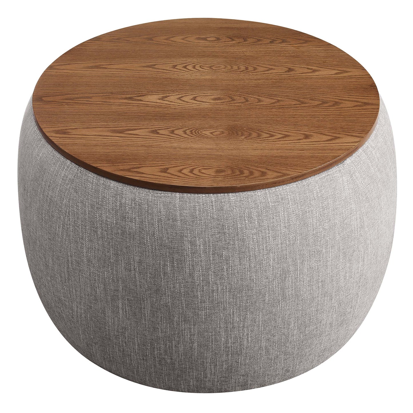 Perla Woven Heathered Fabric Upholstered Storage Ottoman by Modway EEI-6688-HEW