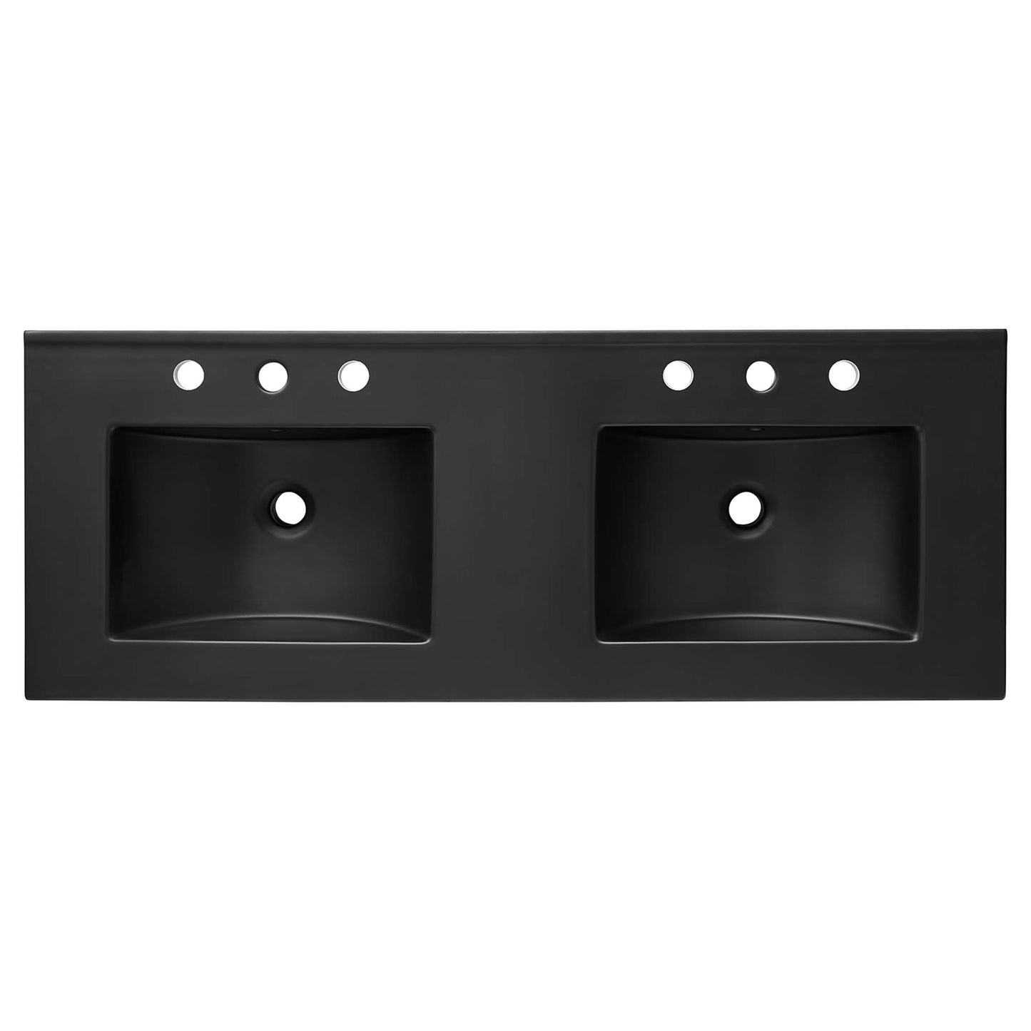 Soma 48” Double Sink Bathroom Vanity by Modway EEI-6722-WAL-BLK