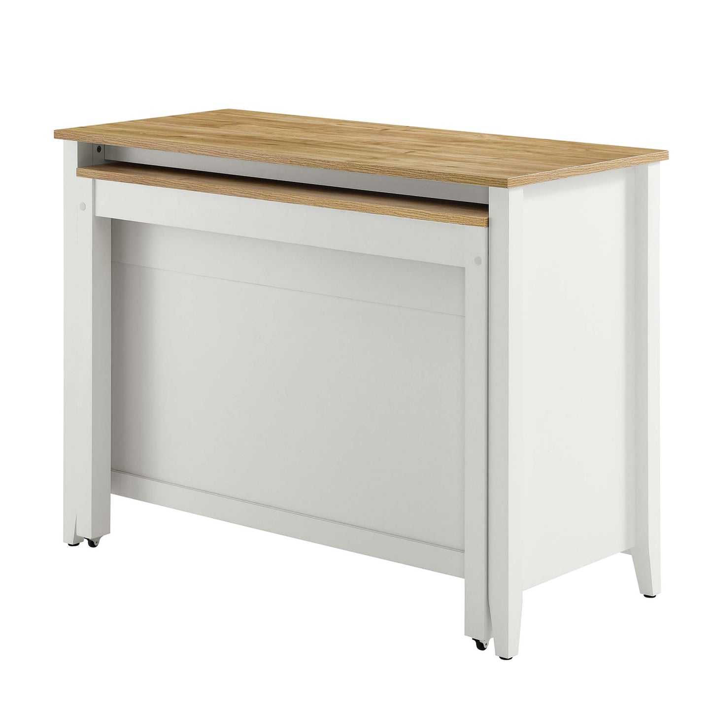 Garland Kitchen Island by Modway EEI-6727-OAK-WHI