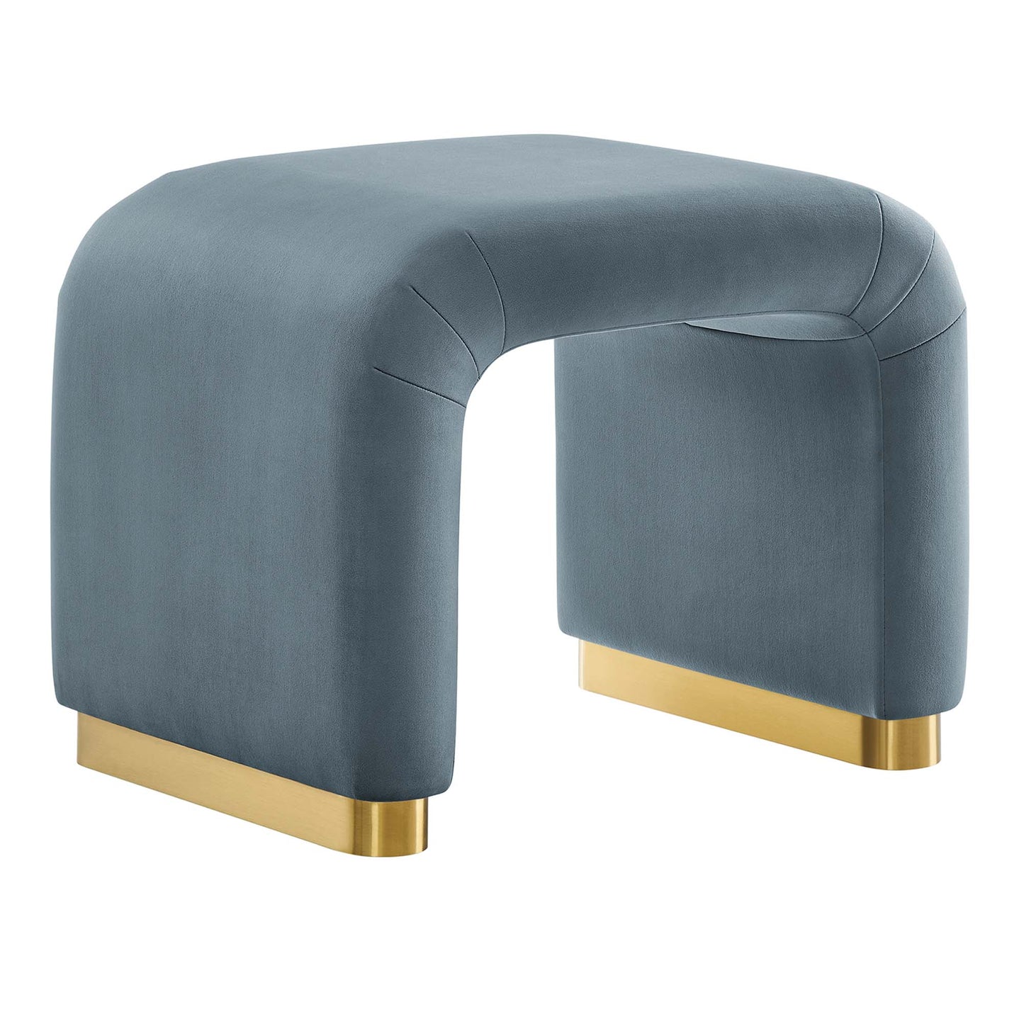 Koda Performance Velvet Waterfall Stool by Modway EEI-6733-BRA-CAB