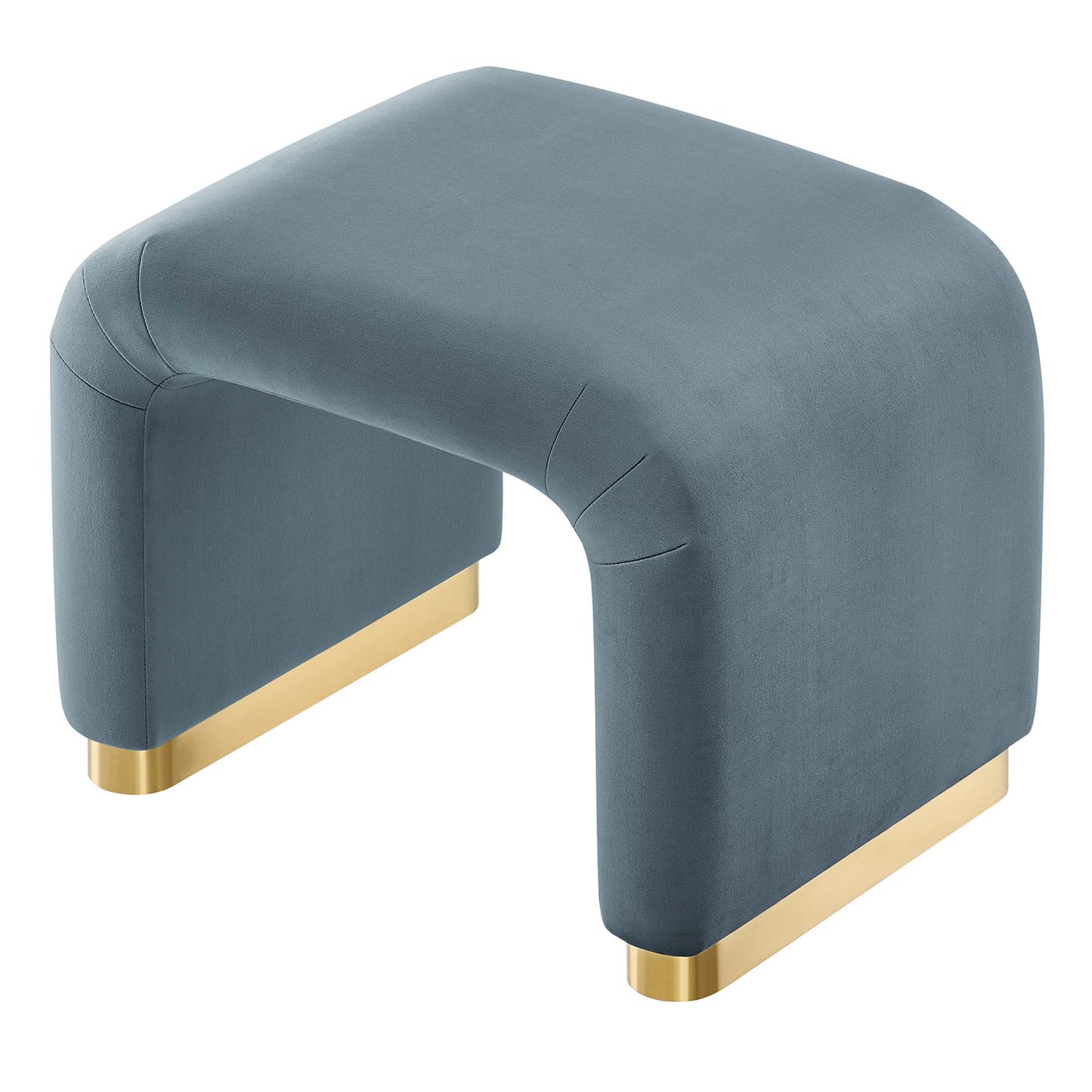 Koda Performance Velvet Waterfall Stool by Modway EEI-6733-BRA-CAB