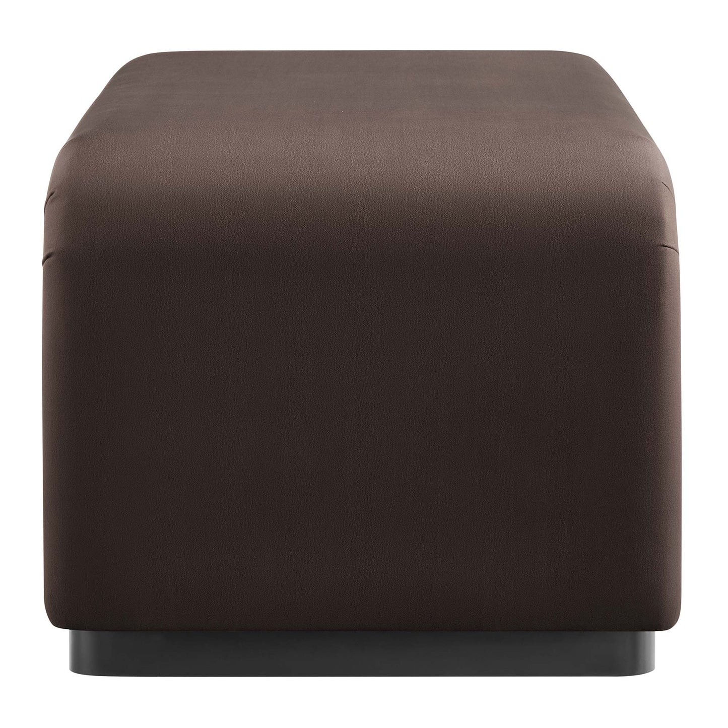 Koda Performance Velvet Waterfall Ottoman by Modway EEI-6735-BLK-CHB