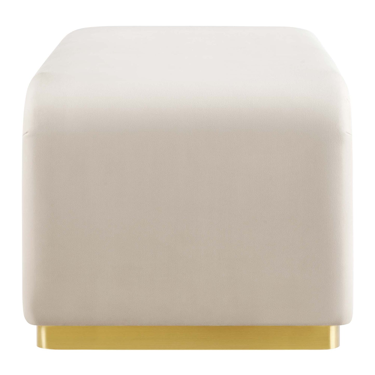 Koda Performance Velvet Waterfall Ottoman by Modway EEI-6735-BRA-ALM