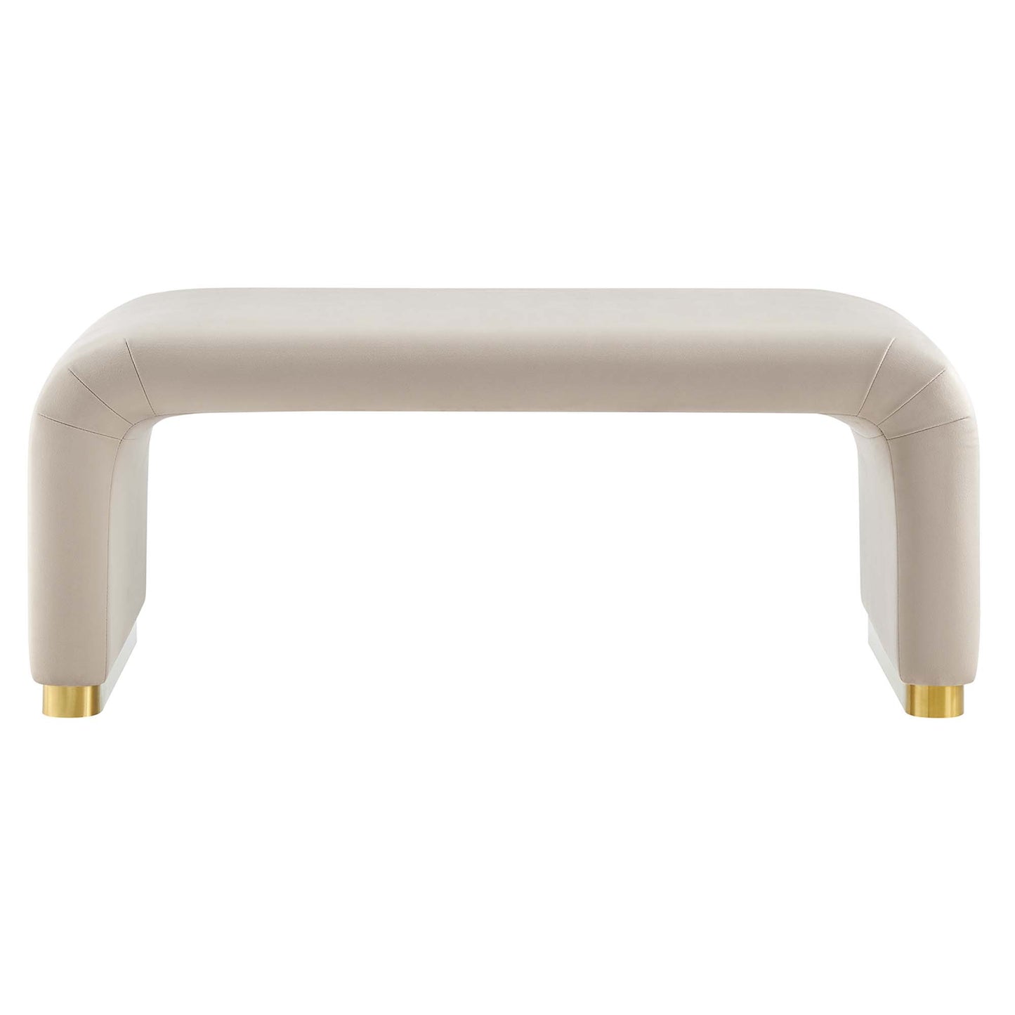 Koda Performance Velvet Waterfall Ottoman by Modway EEI-6735-BRA-ALM