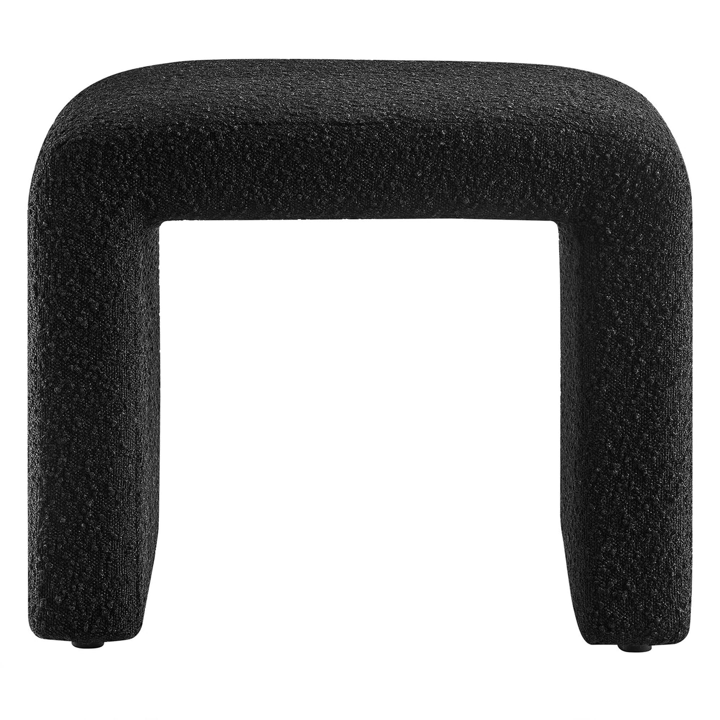 Simba Boucle Fabric Waterfall Stool by Modway EEI-6737-BLK