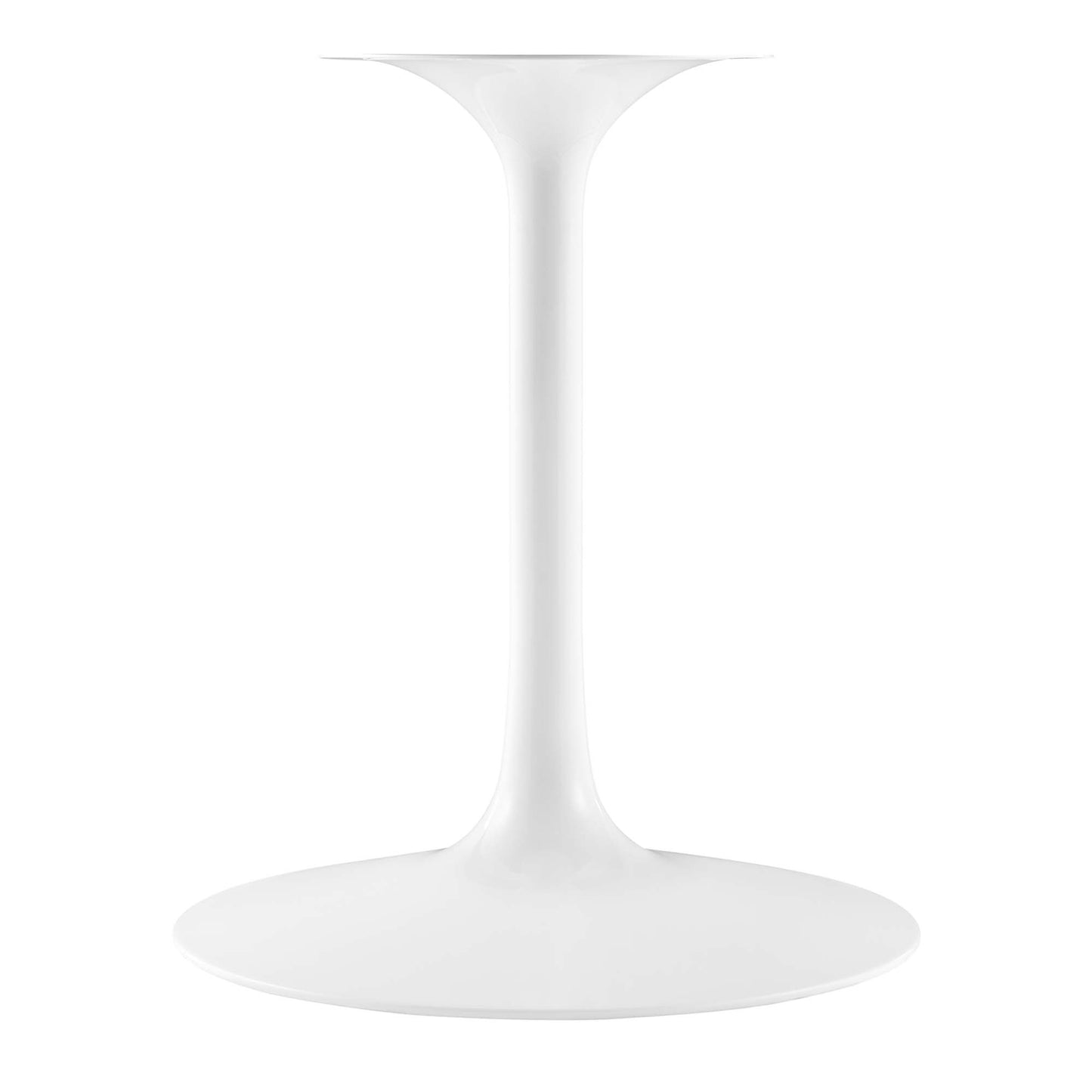 Lippa 48" Round Faux Travertine Dining Table by Modway EEI-6754-WHI-TRA