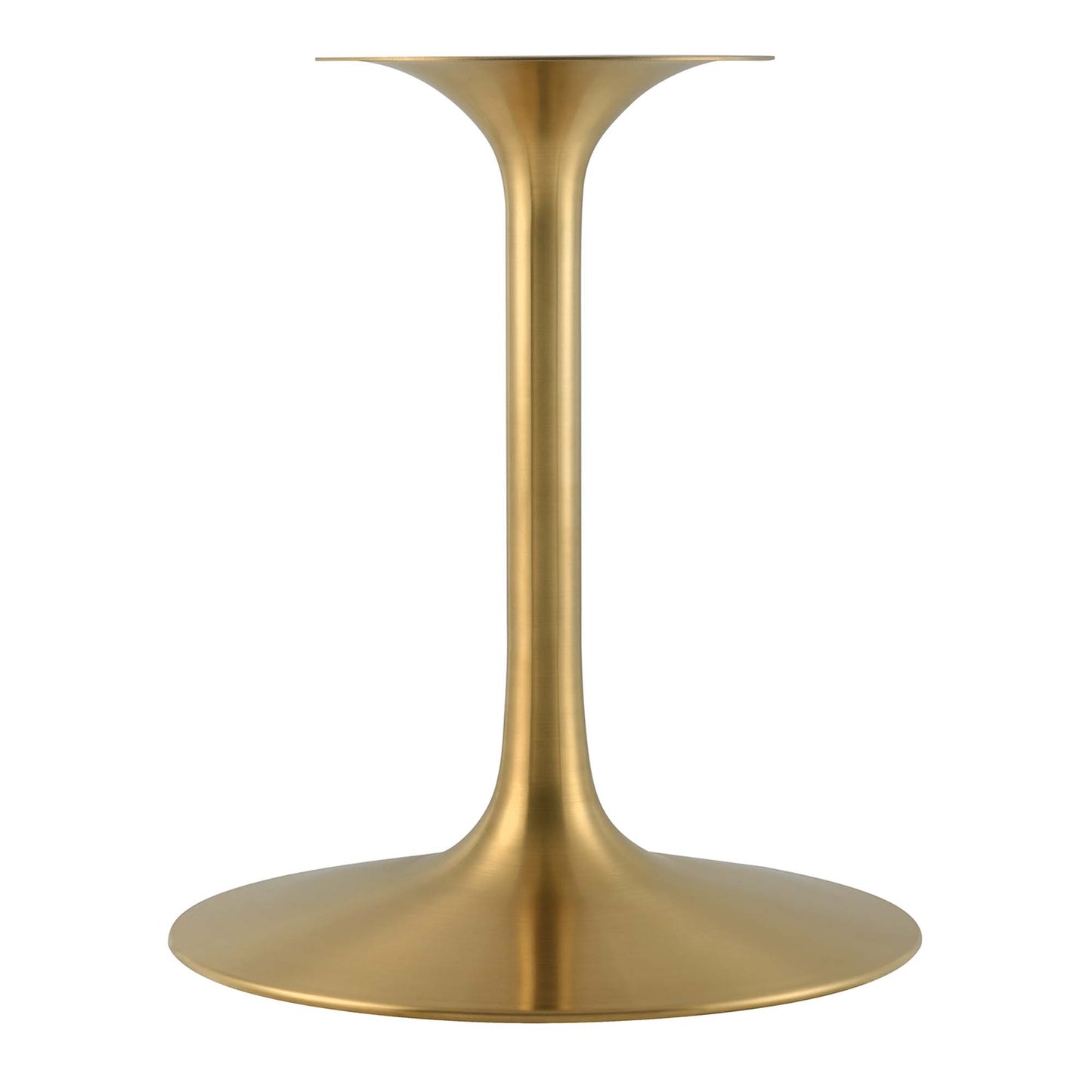 Lippa 60" Oval Faux Travertine Dining Table by Modway EEI-6759-GLD-TRA