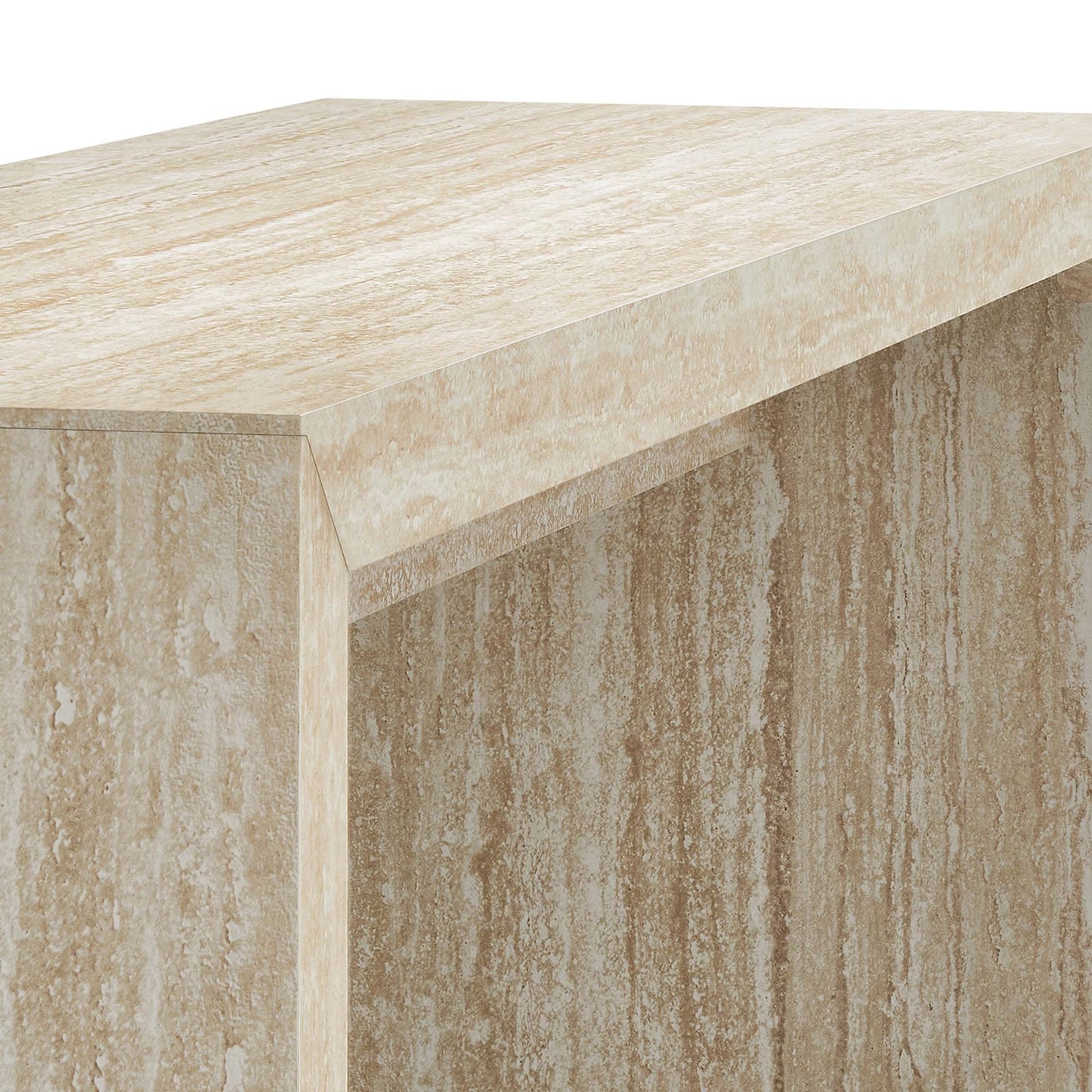 Mirella Faux Travertine Console Table by Modway EEI-6771-TRA