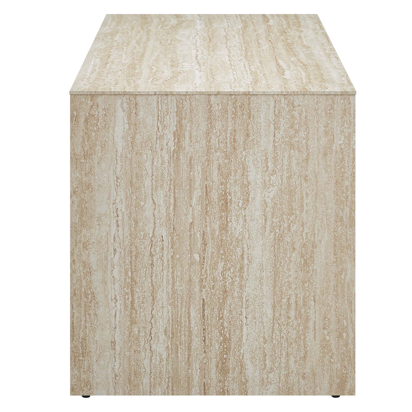 Mirella 53.5" Faux Travertine Bench by Modway EEI-6774-TRA