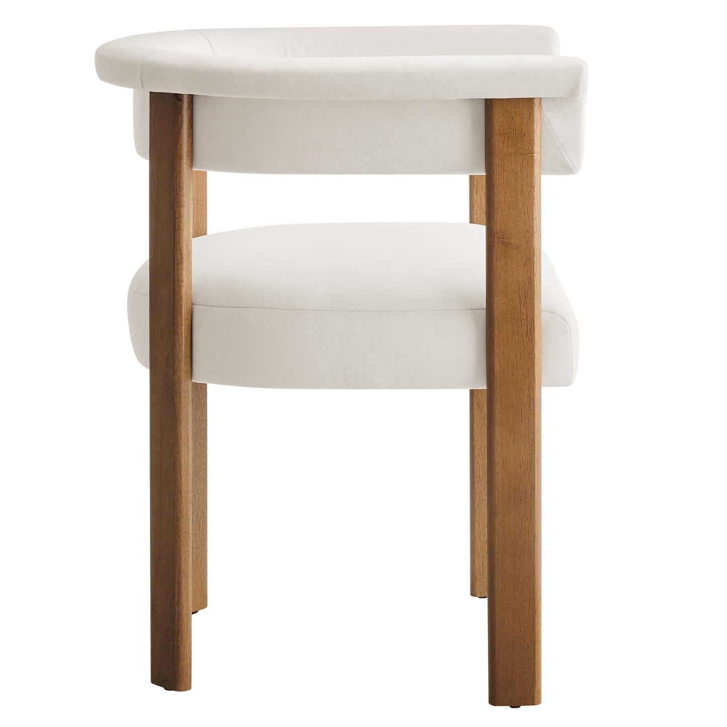 Imogen Performance Velvet Barrel Dining Chairs Set of 2 by Modway EEI-6775-ALA-DBR