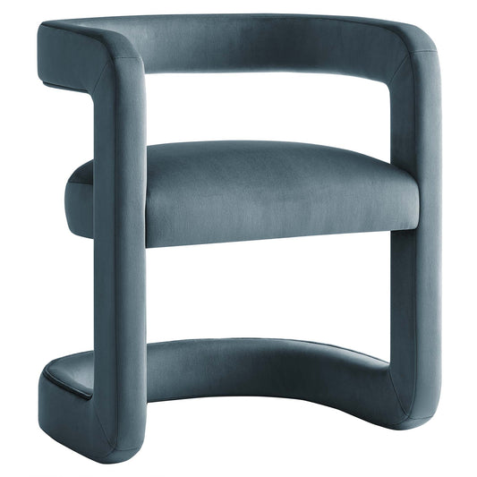 Winslow Barrel Performance Velvet Dining Chair  by Modway EEI-7052-CAB