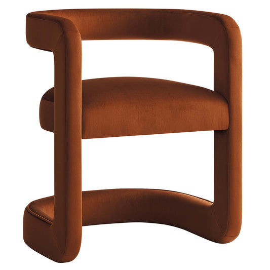 Winslow Performance Velvet Barrel Accent Chair by Modway EEI-6778-RUS