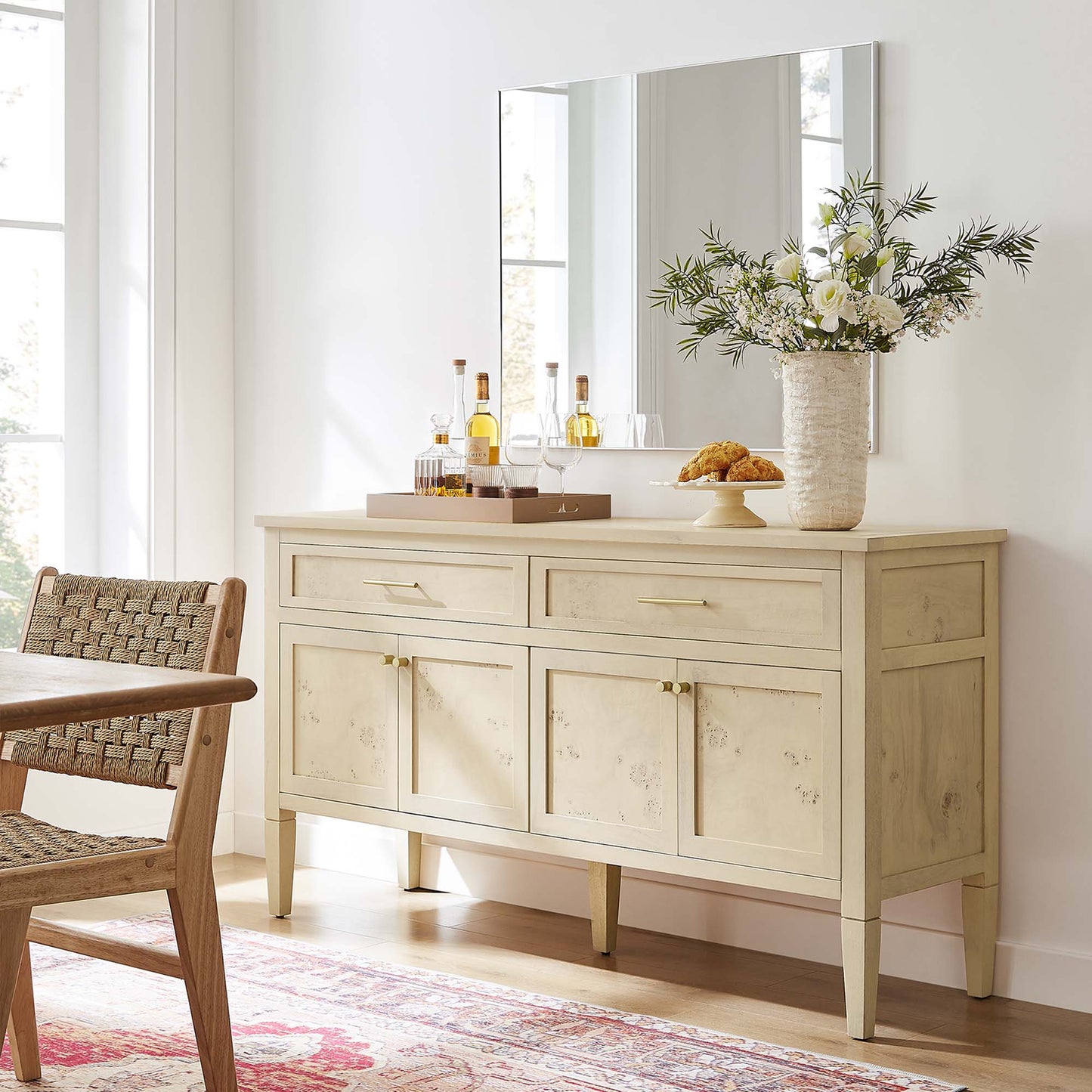 Elysian 62" Wood Sideboard by Modway EEI-6794-BUR