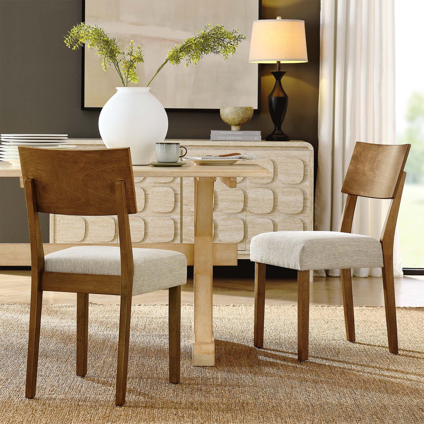 Pax Wood Dining Side Chairs Set of 2 by Modway EEI-6804-ACO-HLB