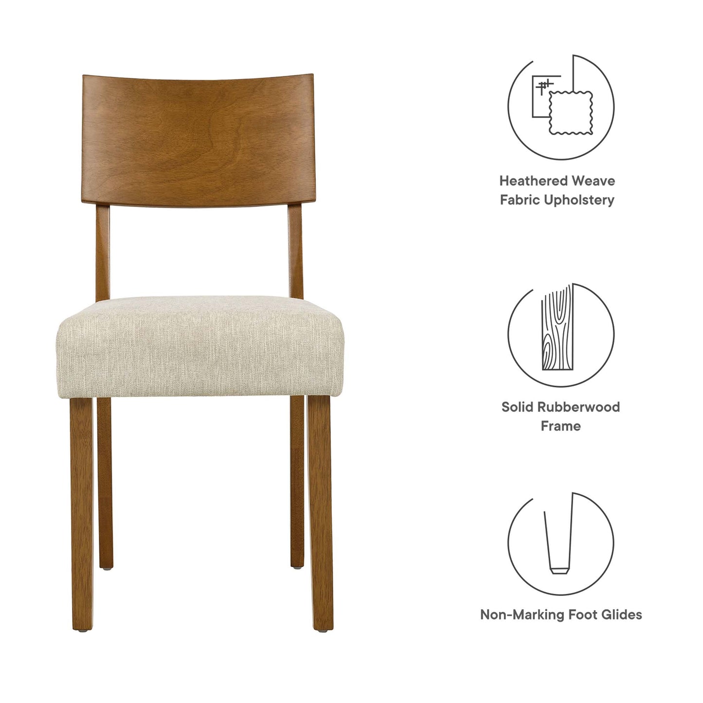 Pax Wood Dining Side Chairs Set of 2 by Modway EEI-6804-ACO-HLB