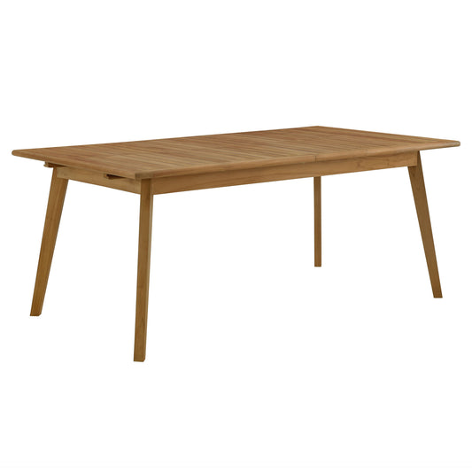 Vienna Outdoor Patio Teak Wood Extendable Dining Table by Modway EEI-6813-NAT
