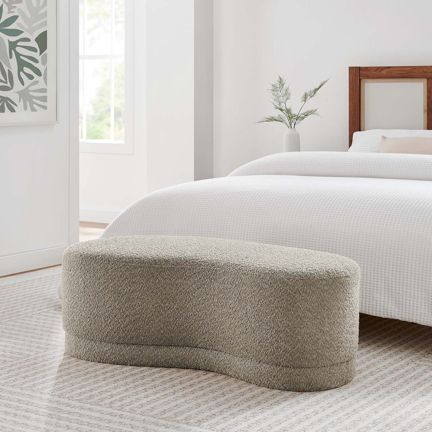 Nimbus 48" Upholstered Ottoman Bench by Modway EEI-6816-OAT