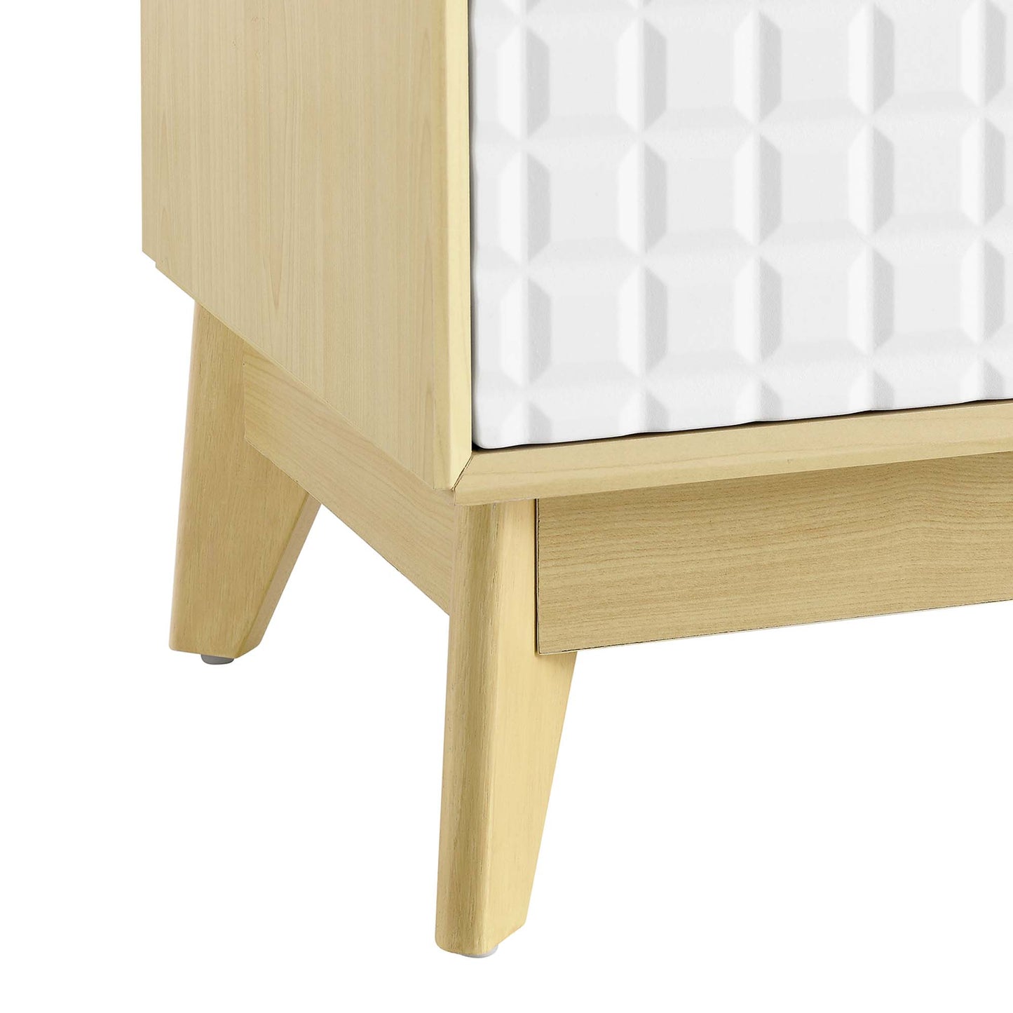 Nectar 43" Wood Grain Accent Cabinet by Modway EEI-6817-NAT-WHI