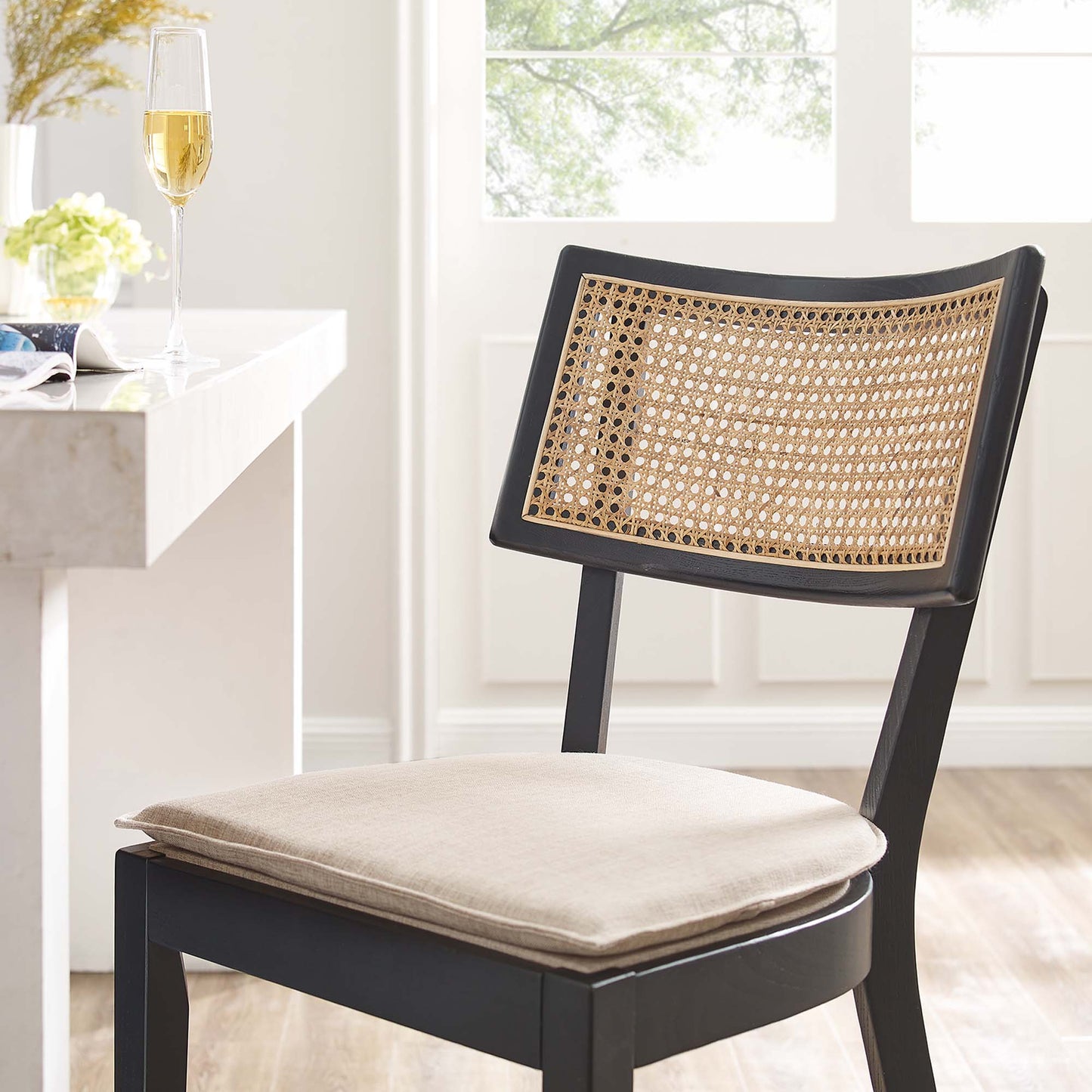 Caledonia Wood Stools Set of 2 by Modway