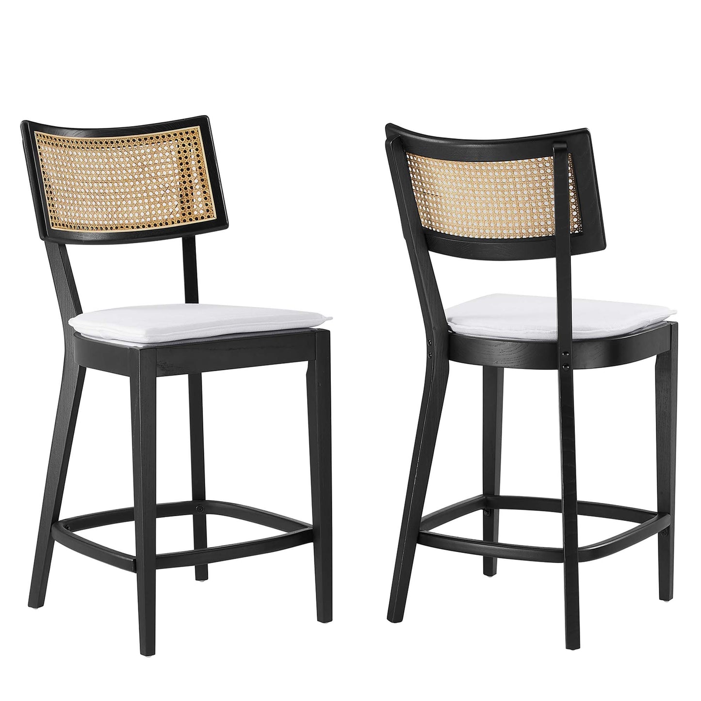 Caledonia Wood Stools Set of 2 by Modway