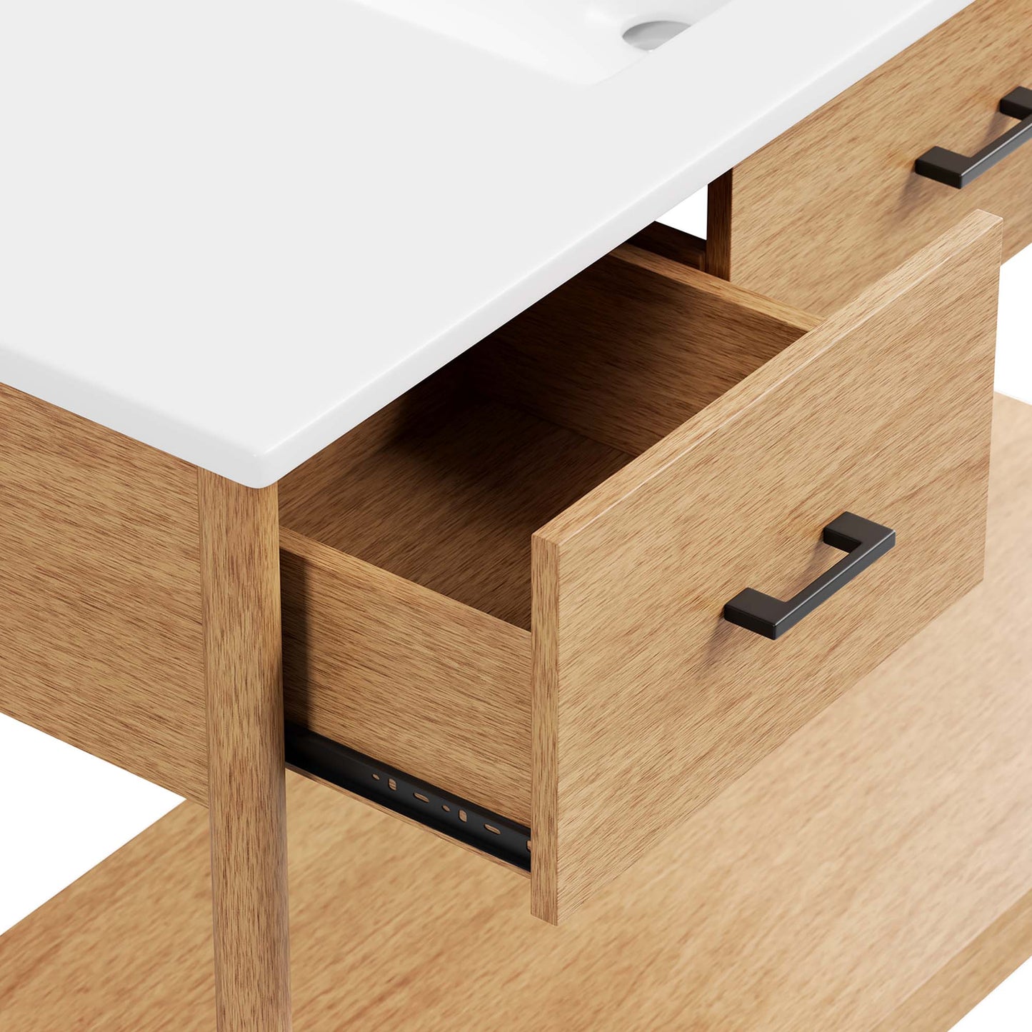 Zaire Bathroom Vanity by Modway - Available in 36" and 48" Sizes with Single and Double Sinks