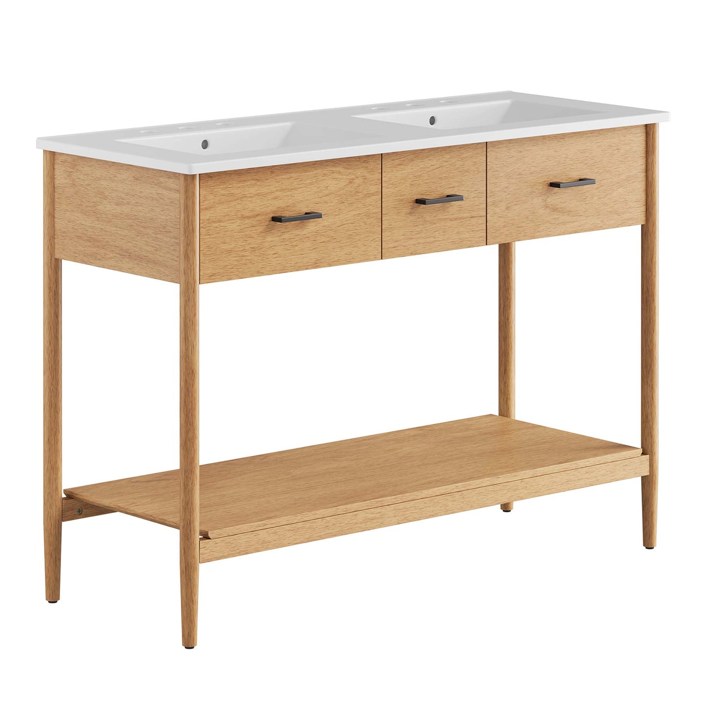 Zaire Bathroom Vanity by Modway - Available in 36" and 48" Sizes with Single and Double Sinks