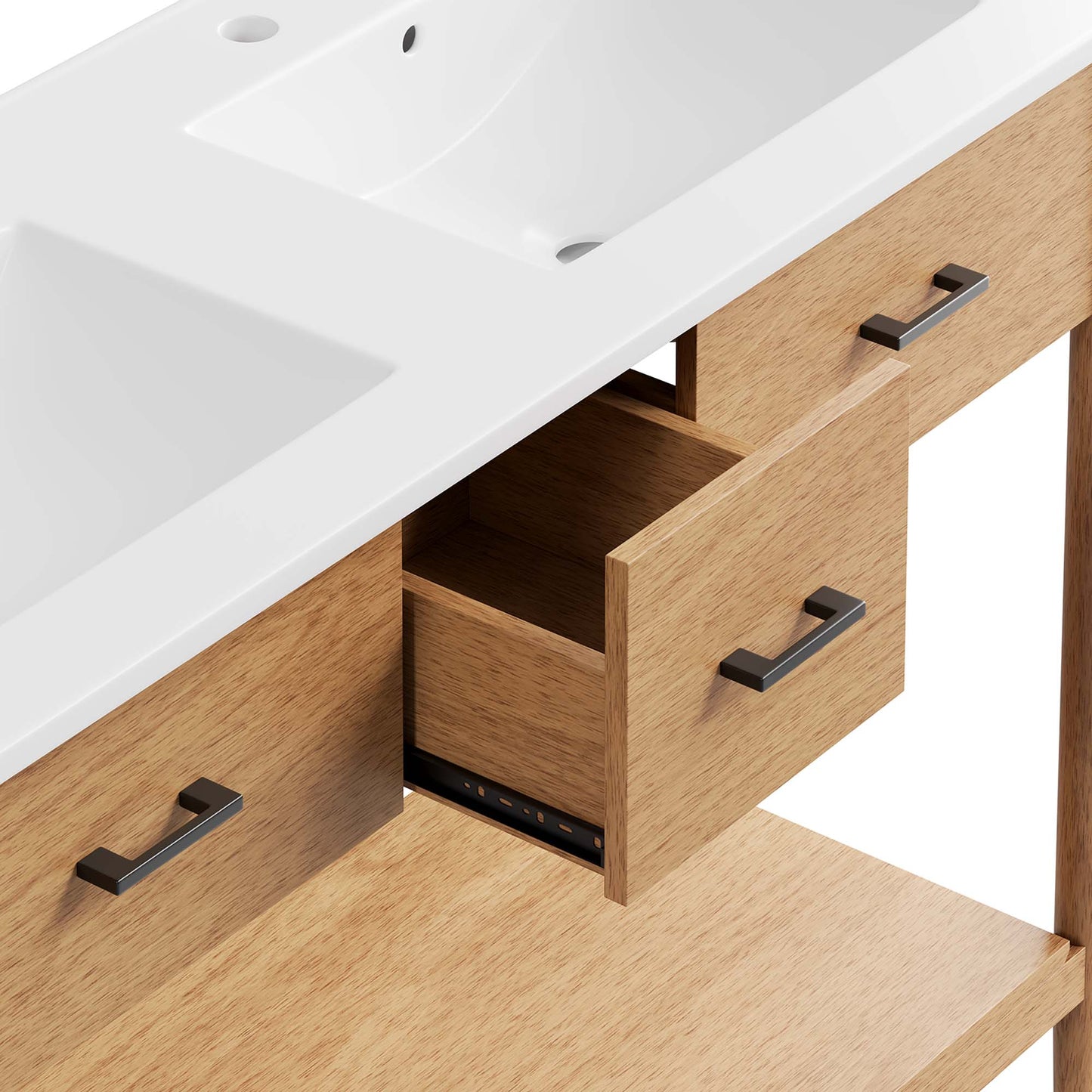 Zaire Bathroom Vanity by Modway - Available in 36" and 48" Sizes with Single and Double Sinks