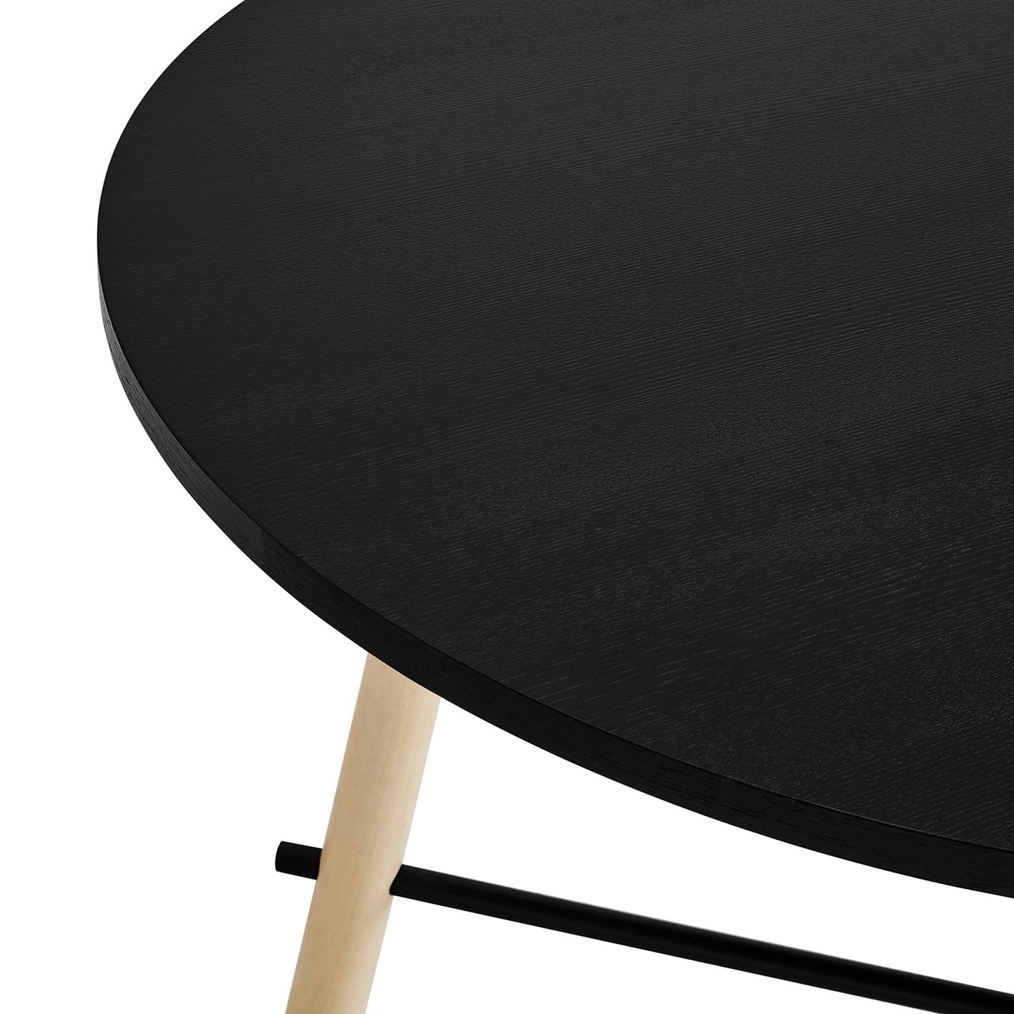 Infuse 71" Wood Grain Dining Table by Modway EEI-6836-BLK-OAK