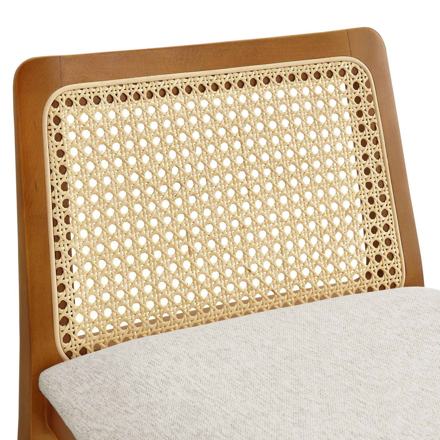 Monarch Wood and Rattan Bar and Counter Stool by Modway