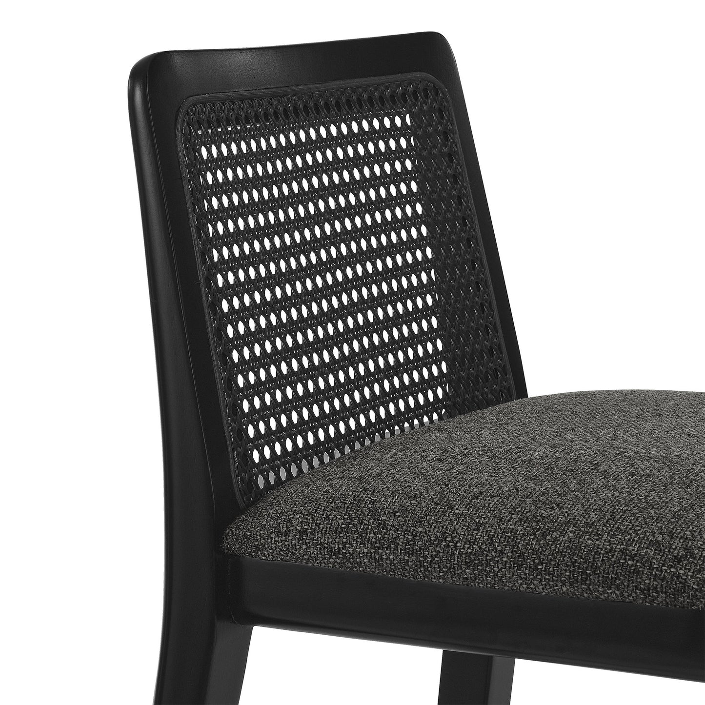 Monarch Wood and Rattan Bar and Counter Stool by Modway