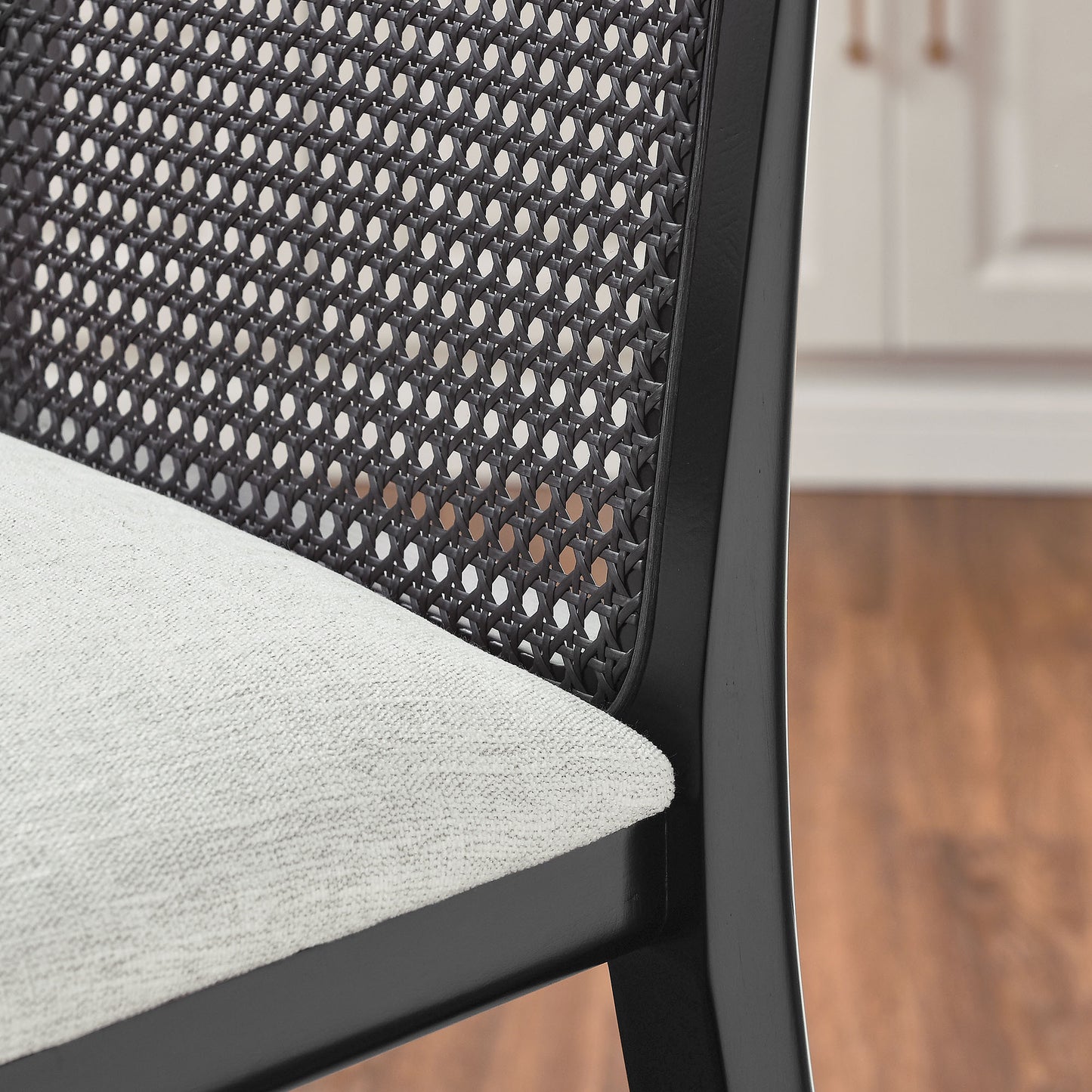 Monarch Wood and Rattan Bar and Counter Stool by Modway