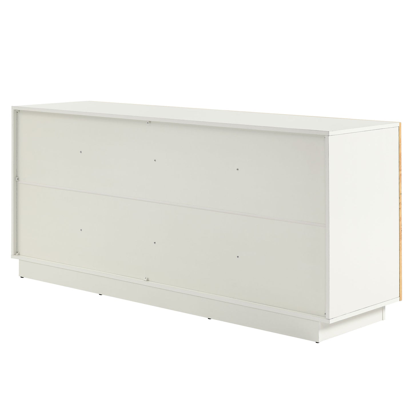 Abel 69 Inch Burl Wood Sideboard Buffet TV Stand by Modway EEI-6847-WHI-BUR