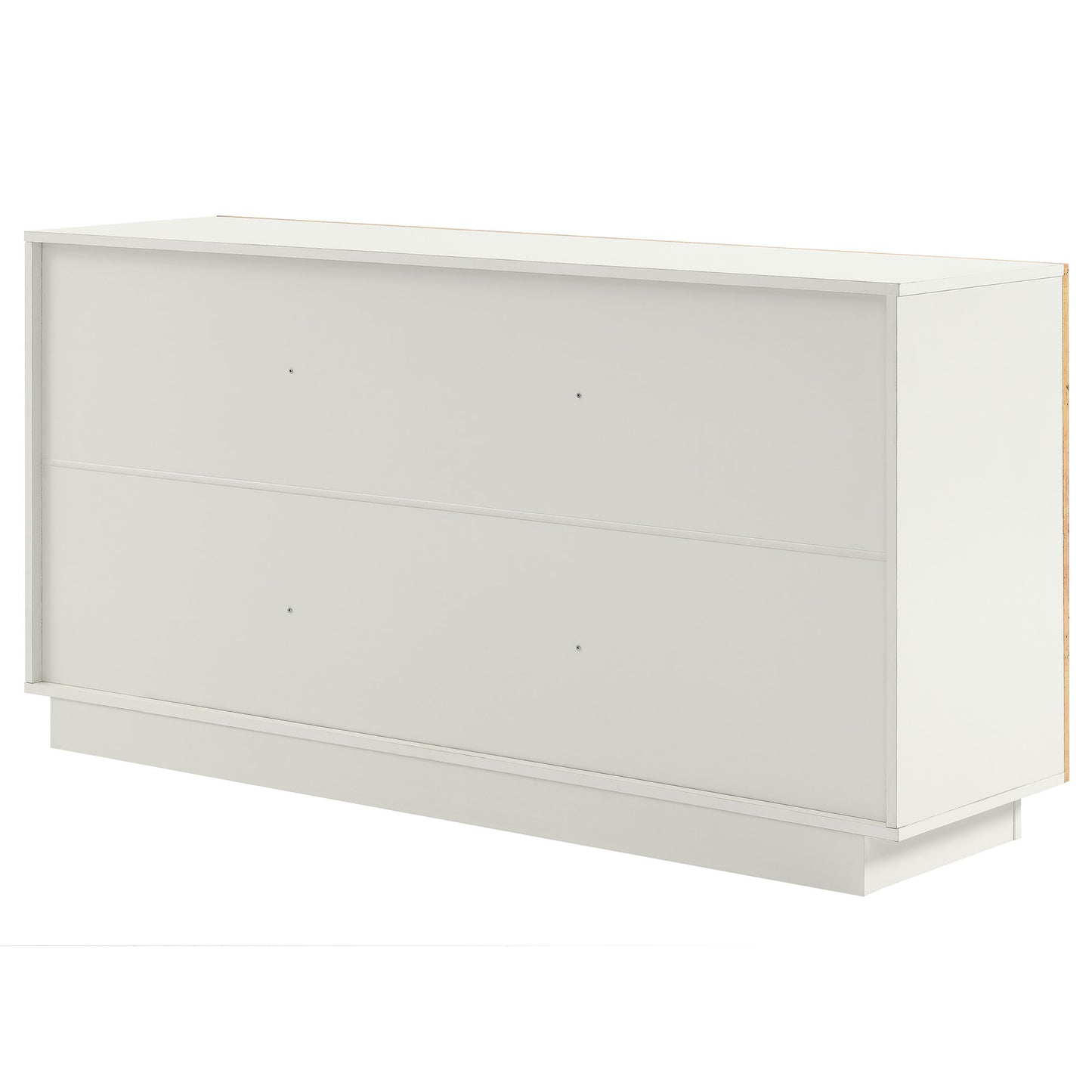 Abel 59 Inch Burl Wood Sideboard Buffet TV Stand by Modway EEI-6848-WHI-BUR