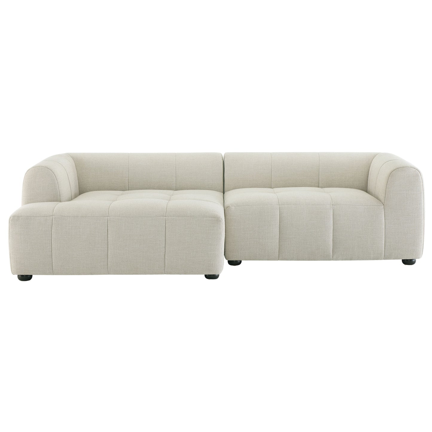 Liana Upholstered Fabric Modular Sofa with Chaise by Modway