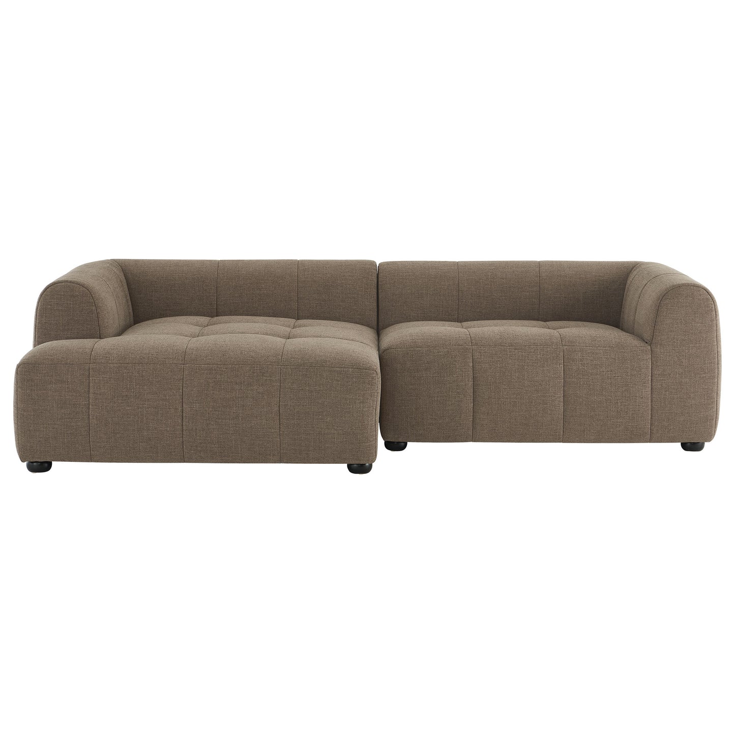 Liana Upholstered Fabric Modular Sofa with Chaise by Modway