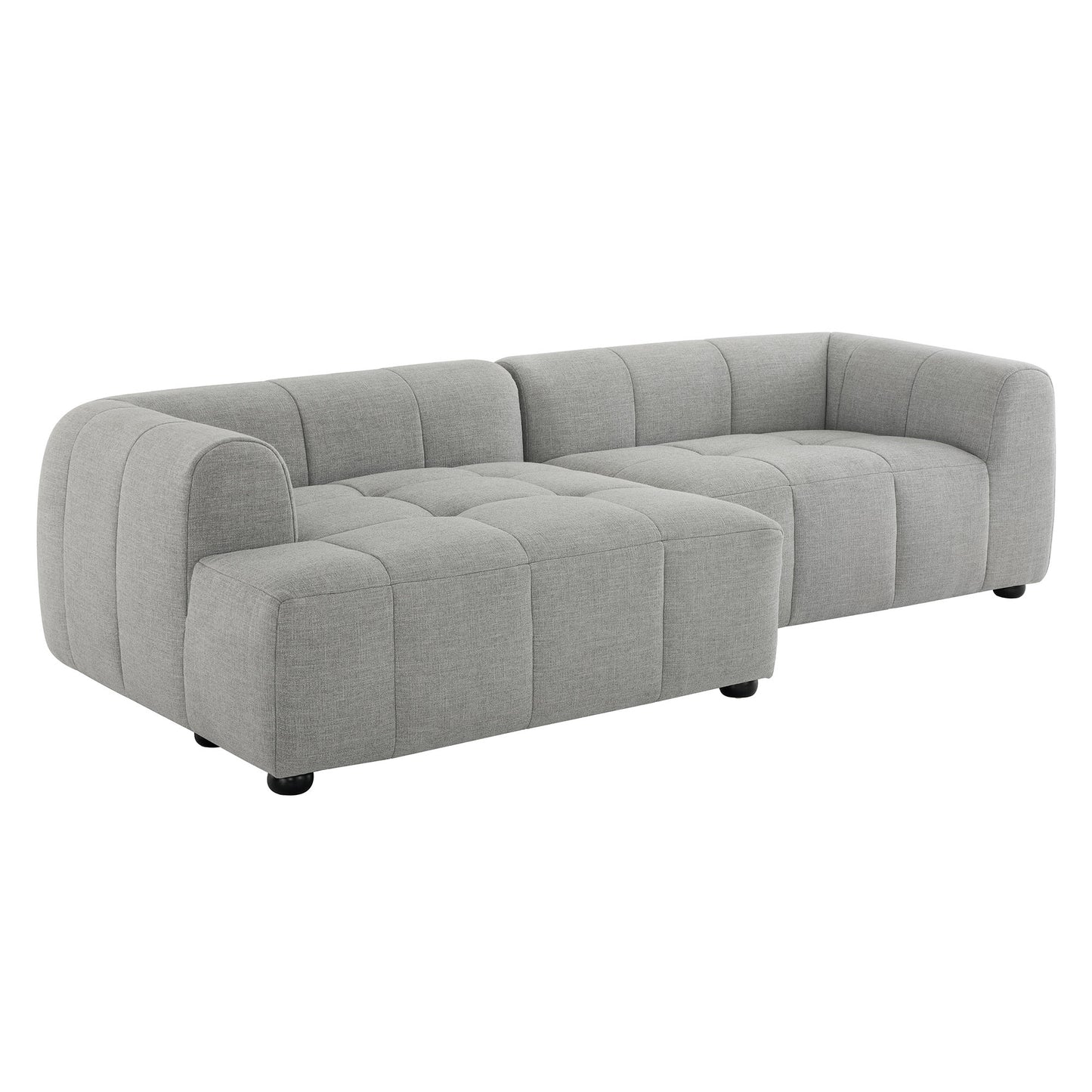 Liana Upholstered Fabric Modular Sofa with Chaise by Modway