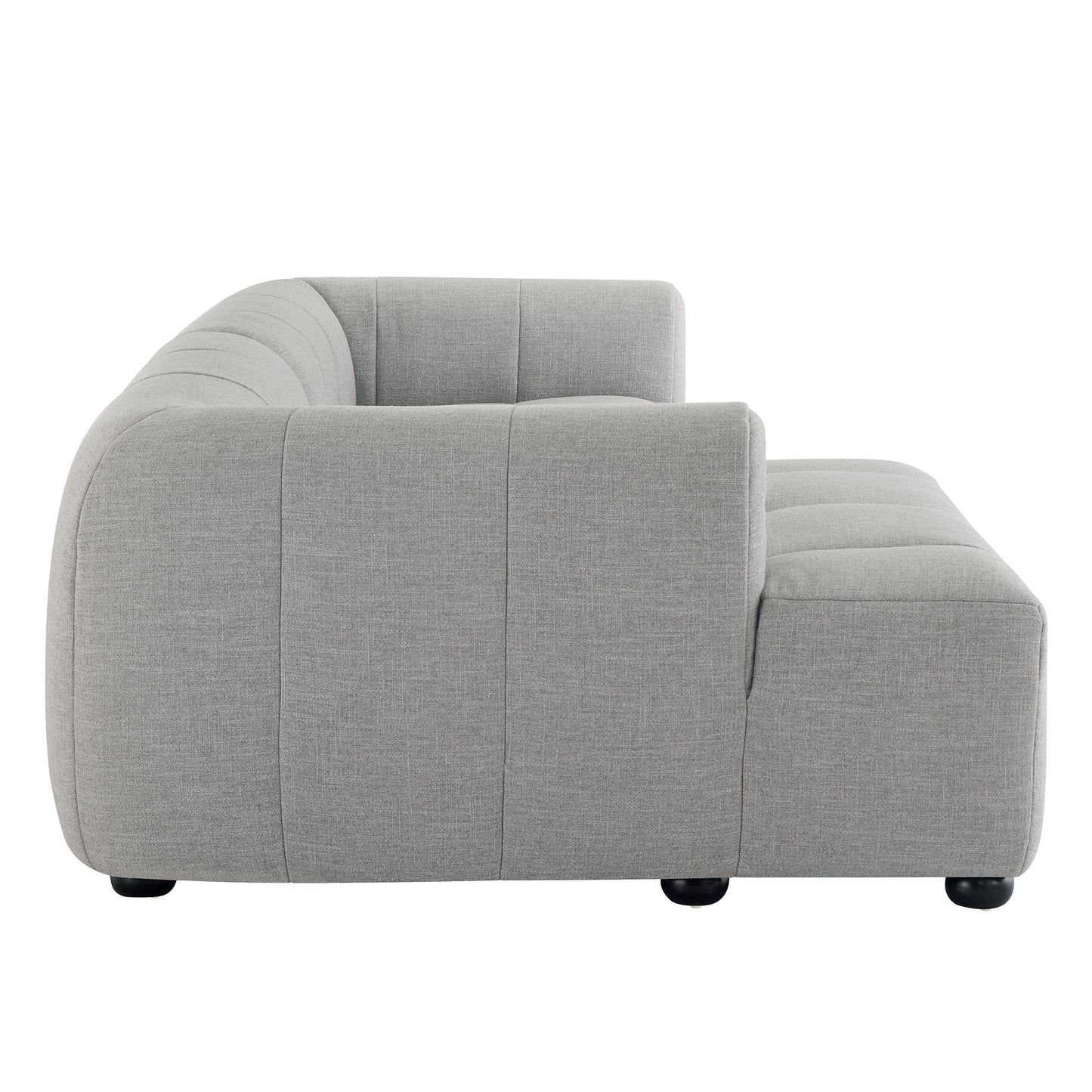 Liana Upholstered Fabric Modular Sofa with Chaise by Modway