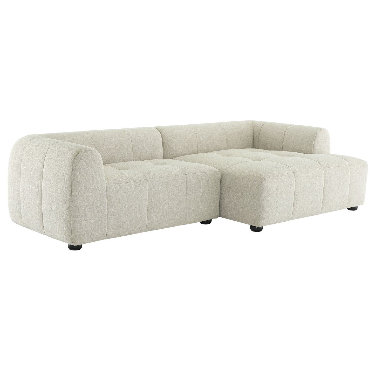 Liana Upholstered Fabric Modular Sofa with Chaise by Modway
