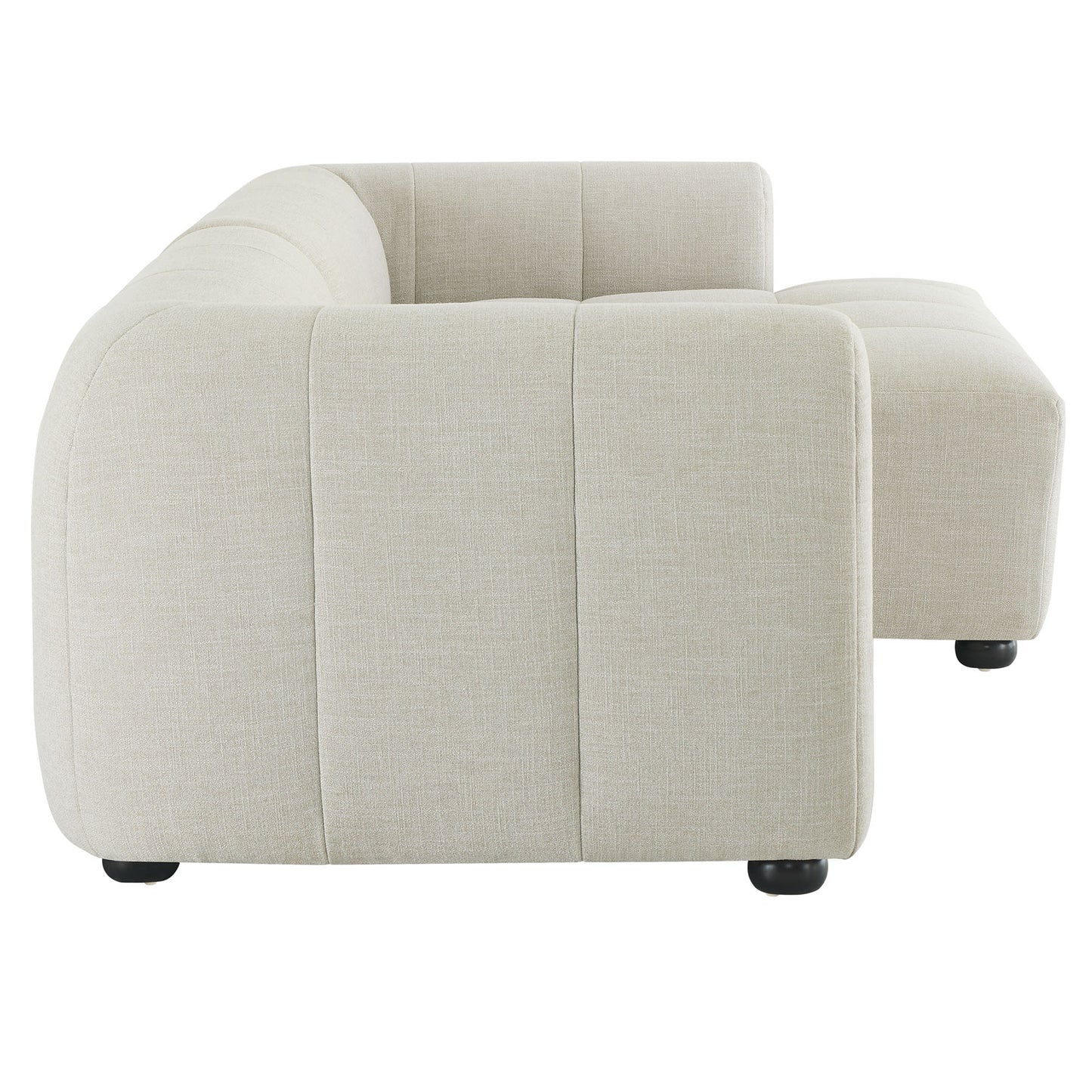 Liana Upholstered Fabric Modular Sofa with Chaise by Modway