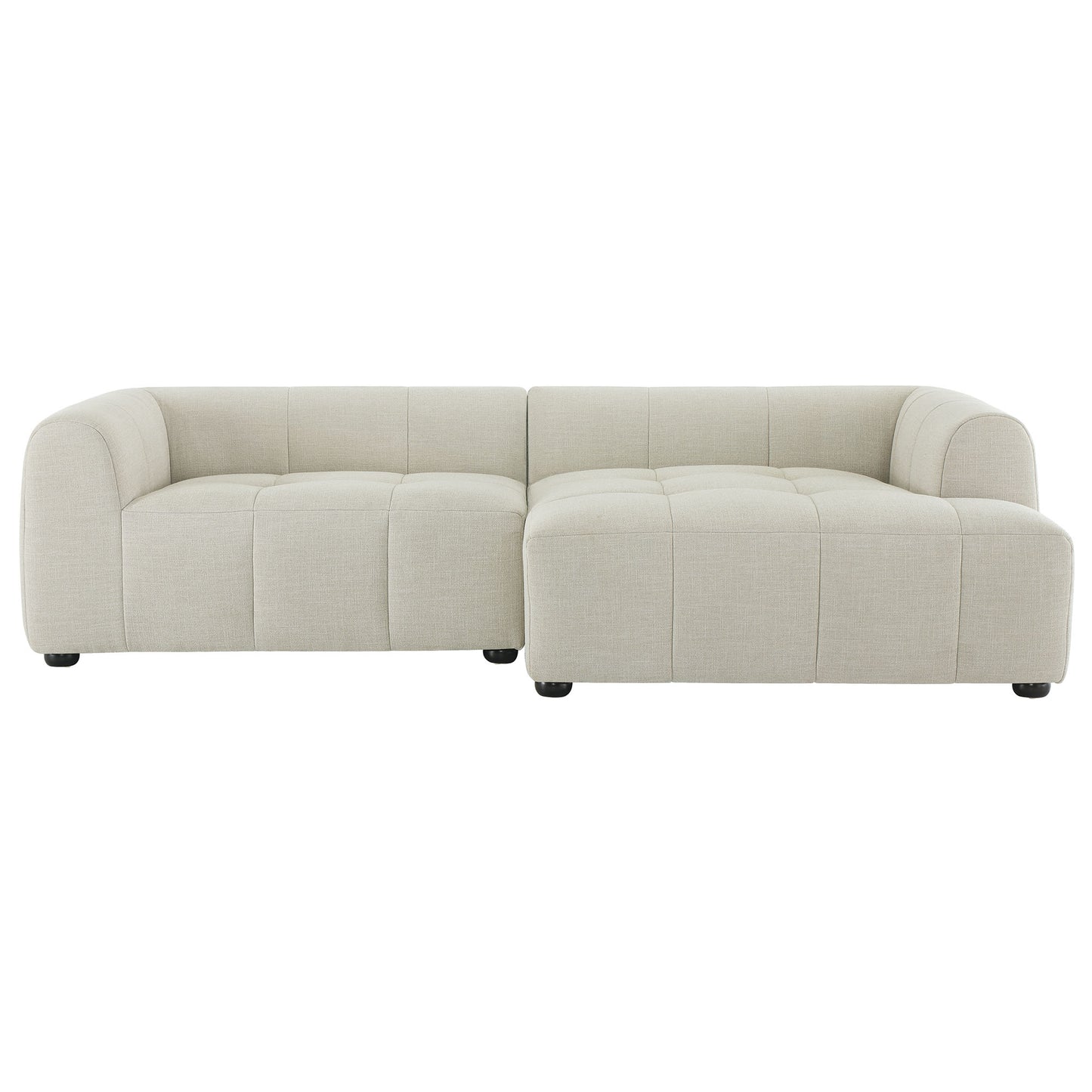 Liana Upholstered Fabric Modular Sofa with Chaise by Modway
