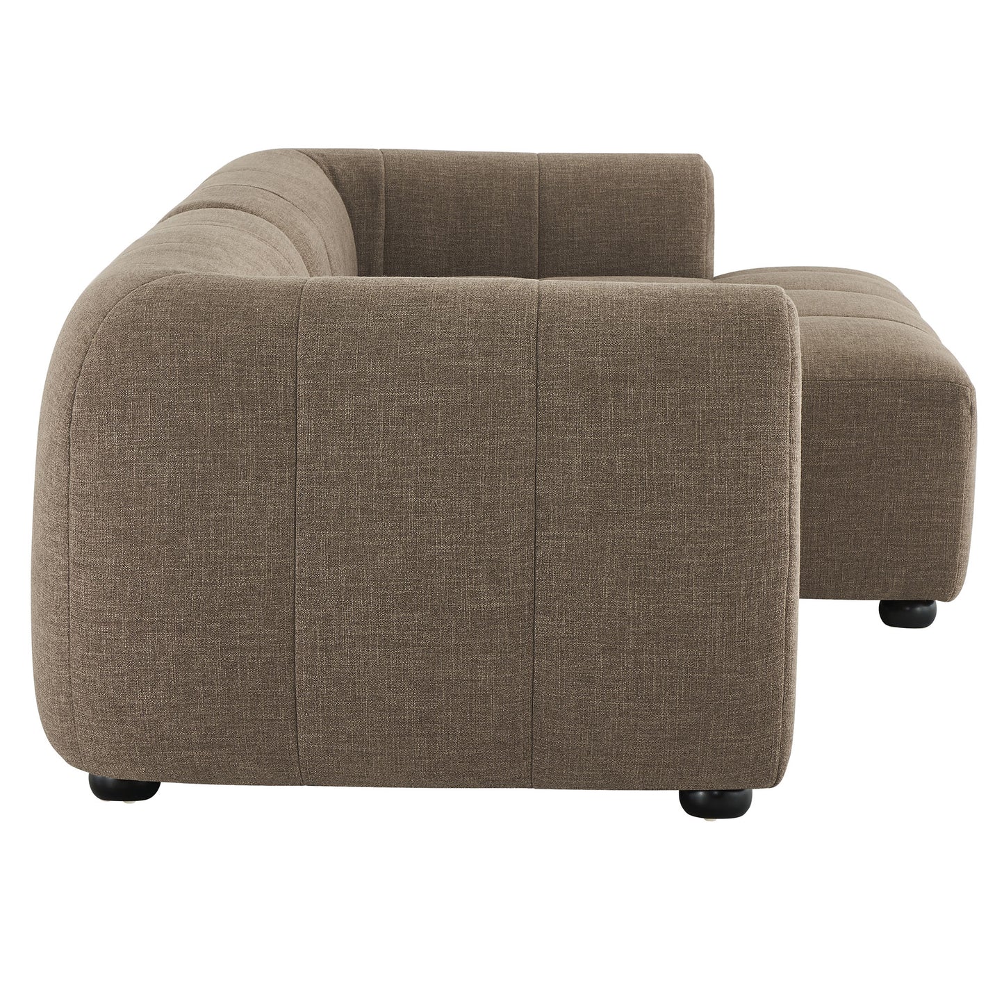 Liana Upholstered Fabric Modular Sofa with Chaise by Modway