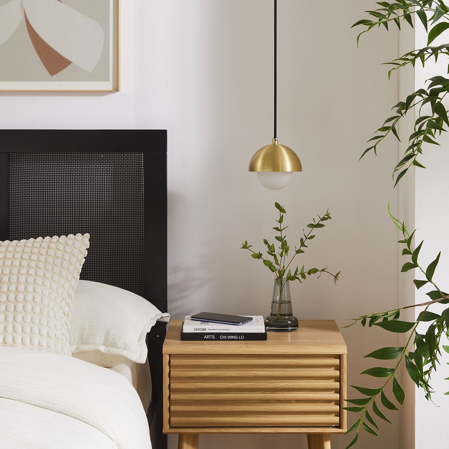 Eclipse Globe Pendant Light by Modway EEI-6870-BRA