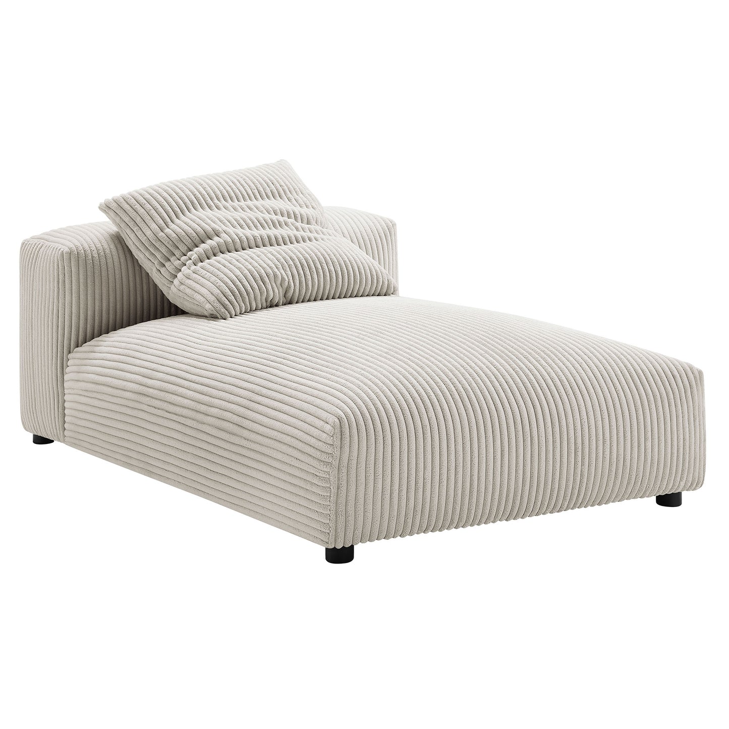 Solace Modular Upholstered Armless Chaise Lounge by Modway