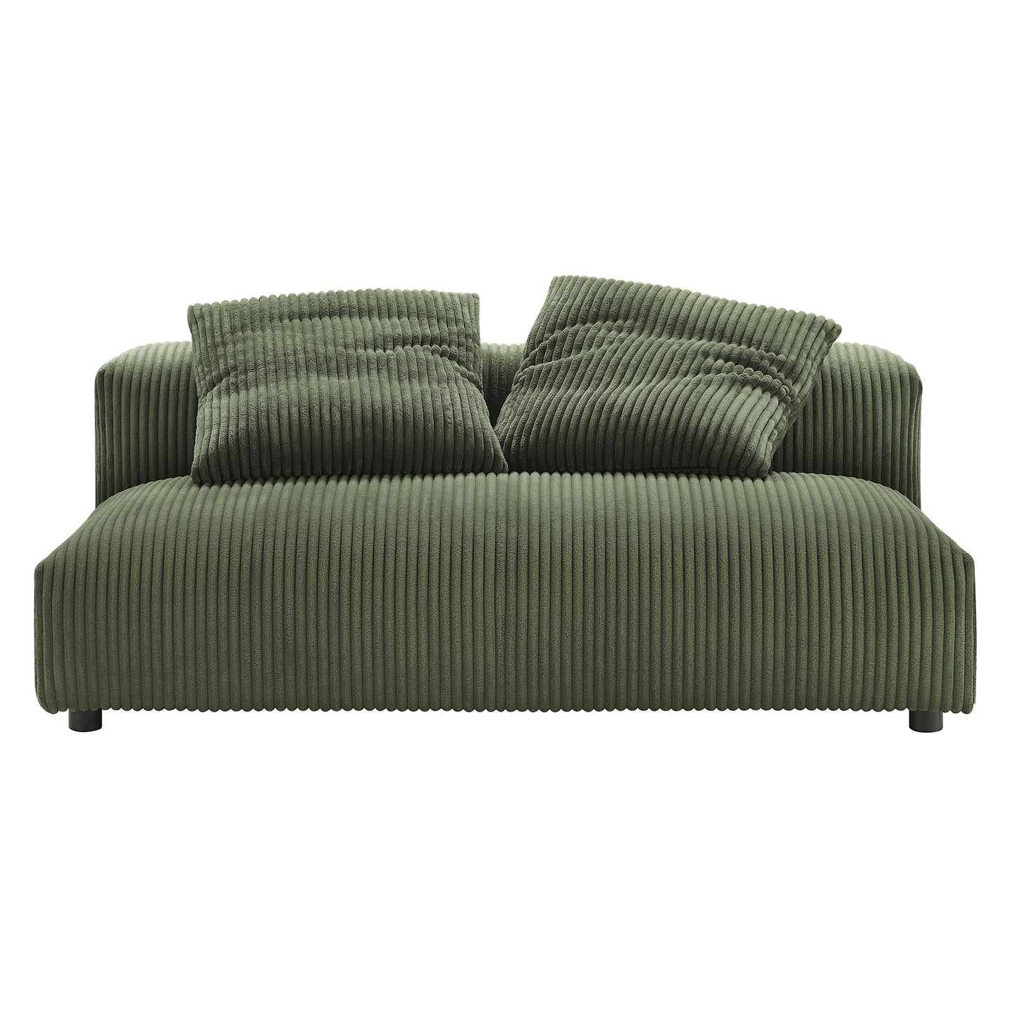 Solace 2-Piece Modular Upholstered Sectional Sofa With Chaise by Modway