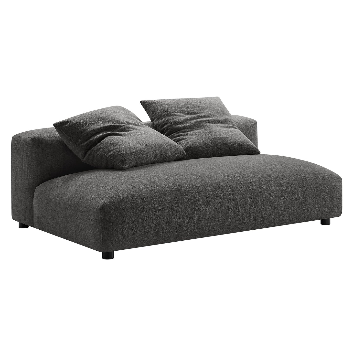 Solace 2-Piece Modular Upholstered Sectional Sofa With Chaise by Modway