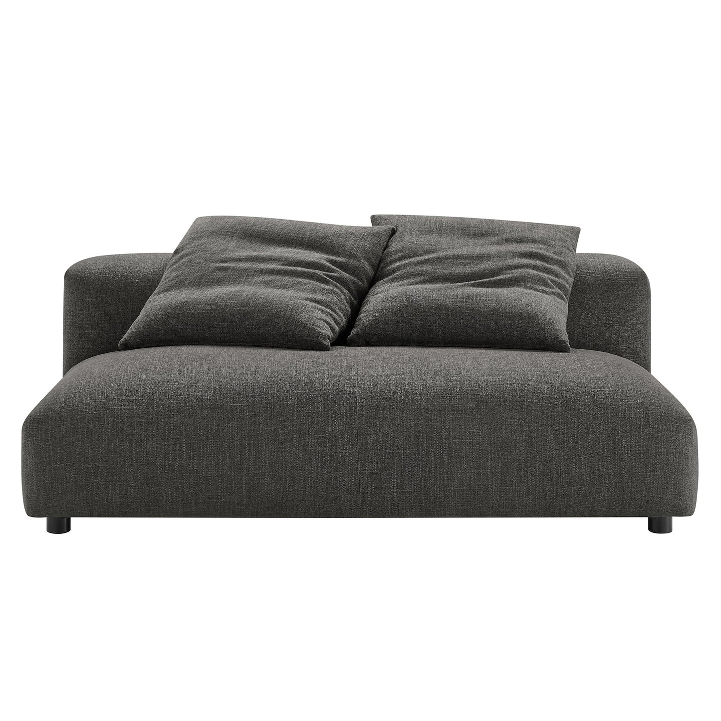 Solace 2-Piece Modular Upholstered Sectional Sofa With Chaise by Modway