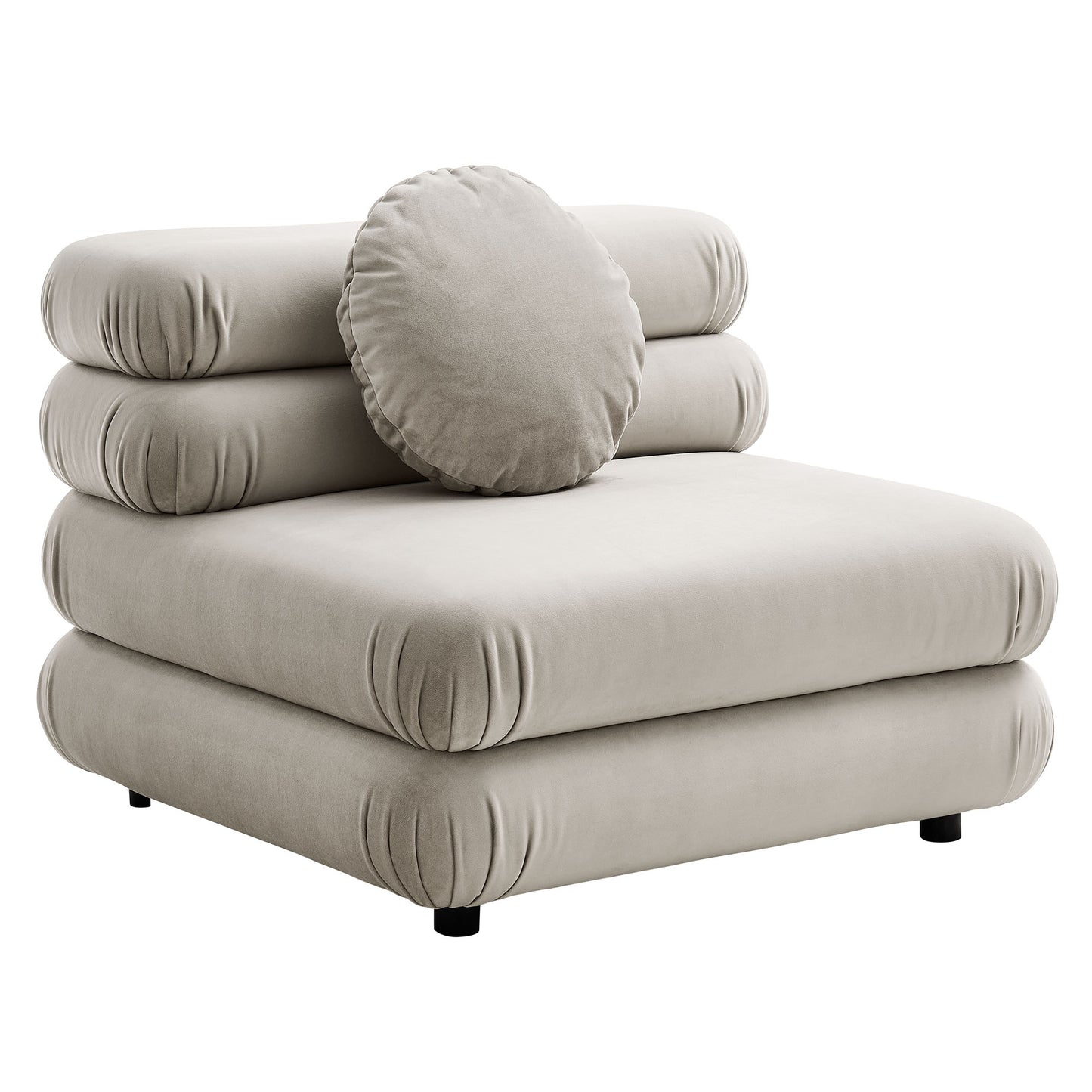 Jubilee Modular Performance Velvet Armless Chair by Modway