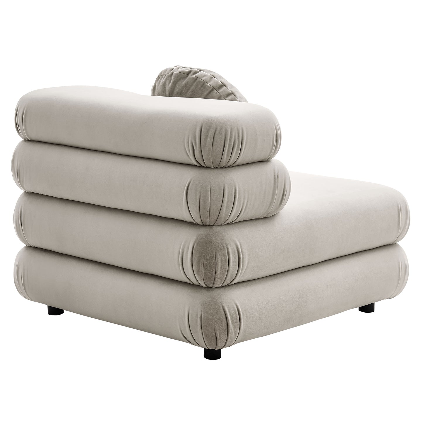 Jubilee Modular Performance Velvet Armless Chair by Modway