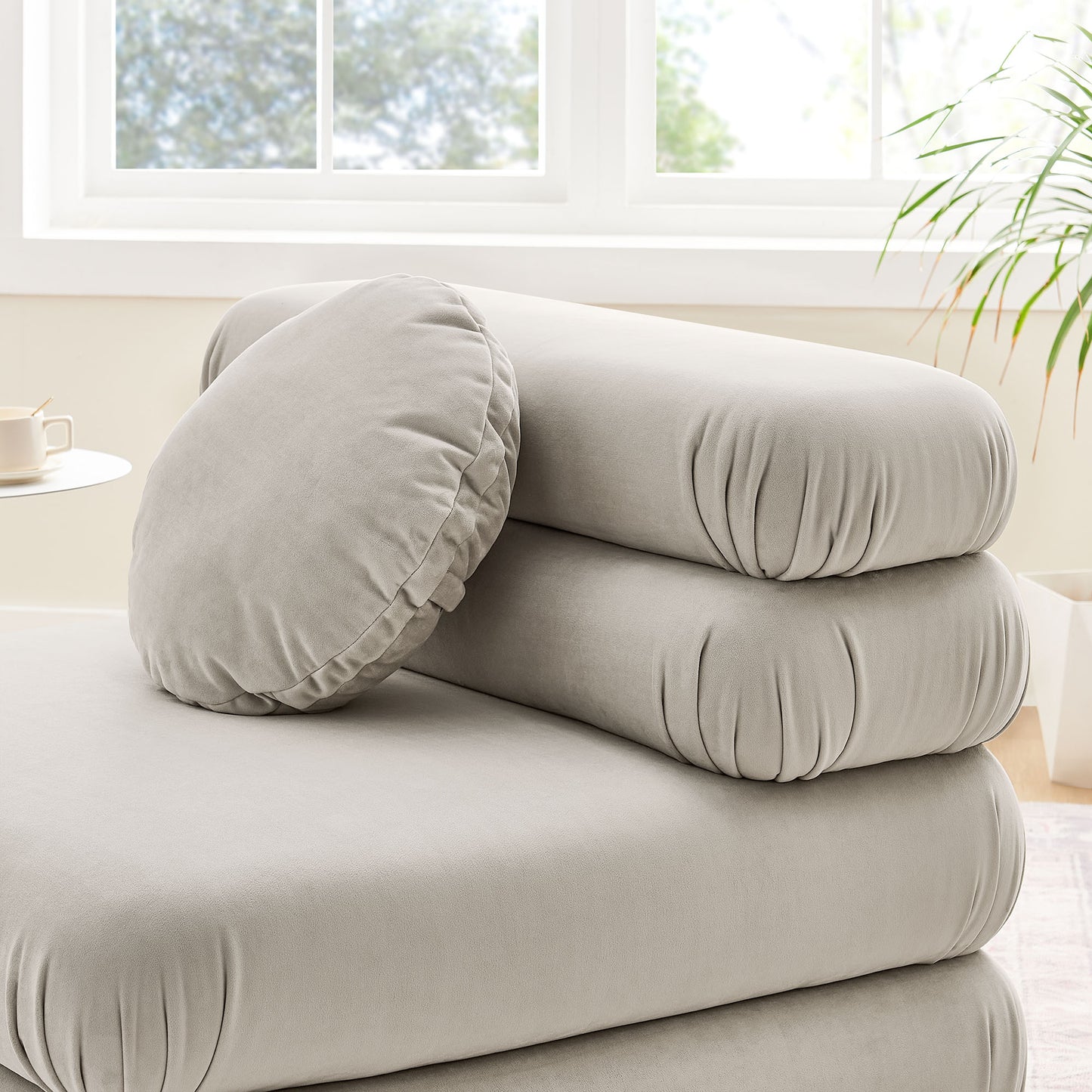 Jubilee Modular Performance Velvet Armless Chair by Modway