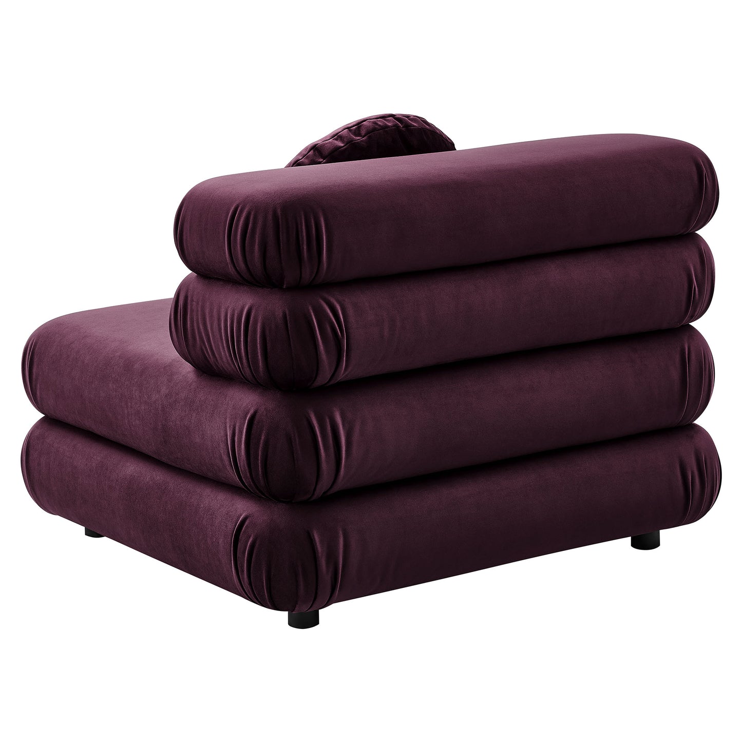 Jubilee Modular Performance Velvet Armless Chair by Modway